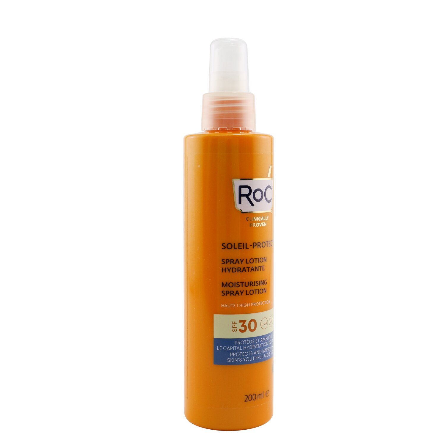 ROC Soleil-Protect Moisturising Spray Lotion SPF30 UVA & UVB (For Body) 200ml/6.7oz