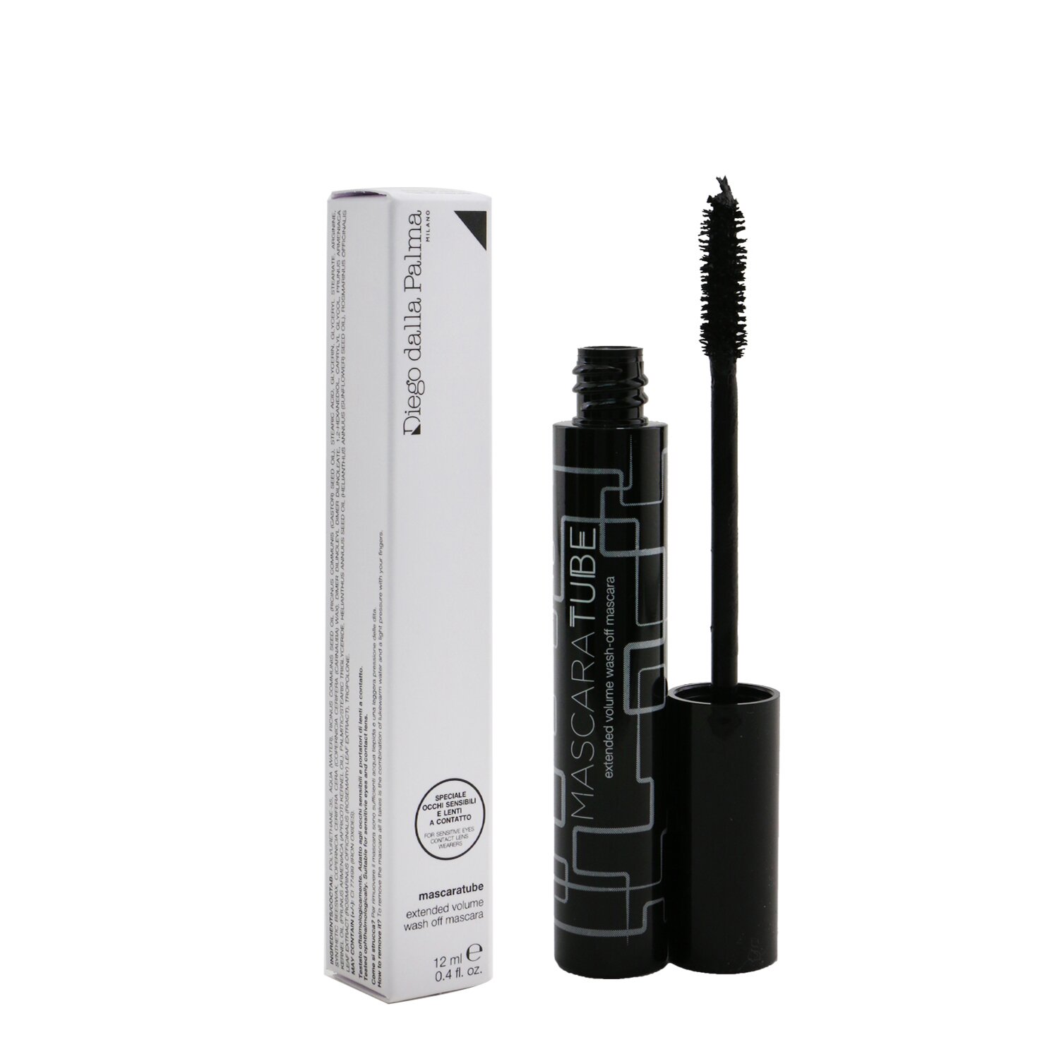 Diego Dalla Palma Milano Mascara Tube Extended Volume Wash Off Mascara 12ml/0.4oz