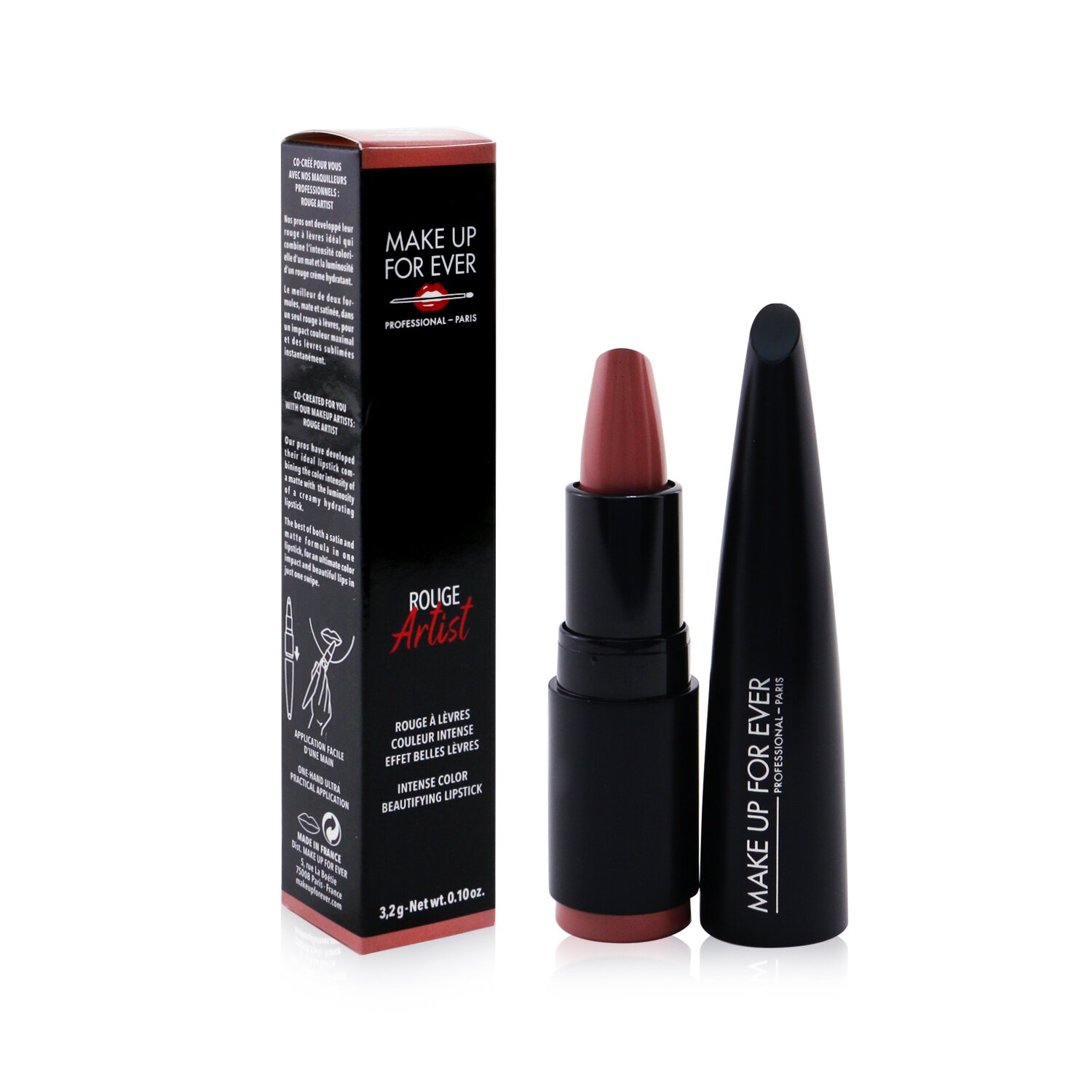 Make Up For Ever Rouge Artist Intense Color Beautifying Lipstick 3.2g/0.1oz