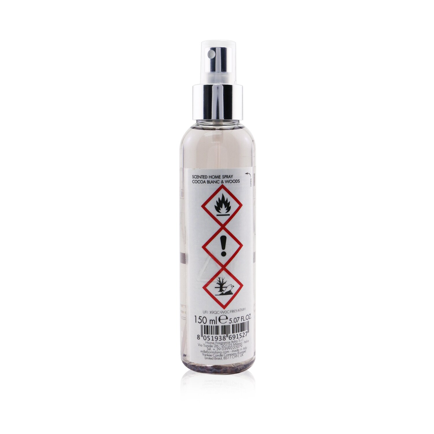 Millefiori Spray de Hogar Perfumado Natural - Cocoa Blanc & Woods 150ml/5oz