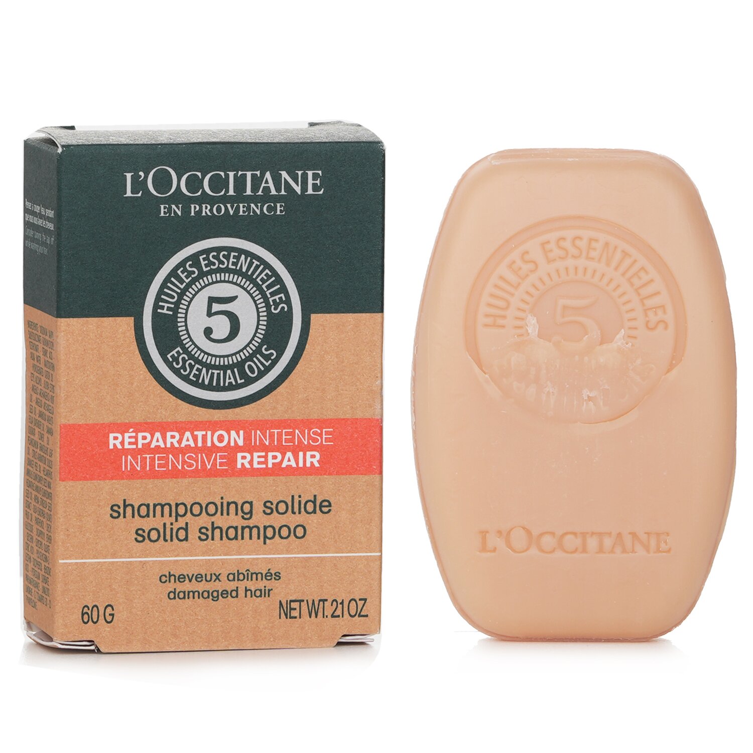 L'Occitane Aromachologie Intensive Repair Solid Shampoo 60g/0.21oz