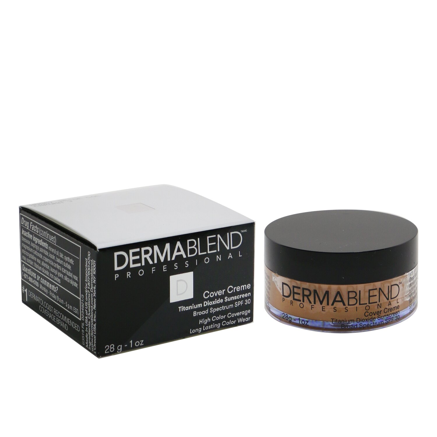 Dermablend Cover Creme Broad Spectrum SPF 30 (High Color Coverage) 28g/1oz