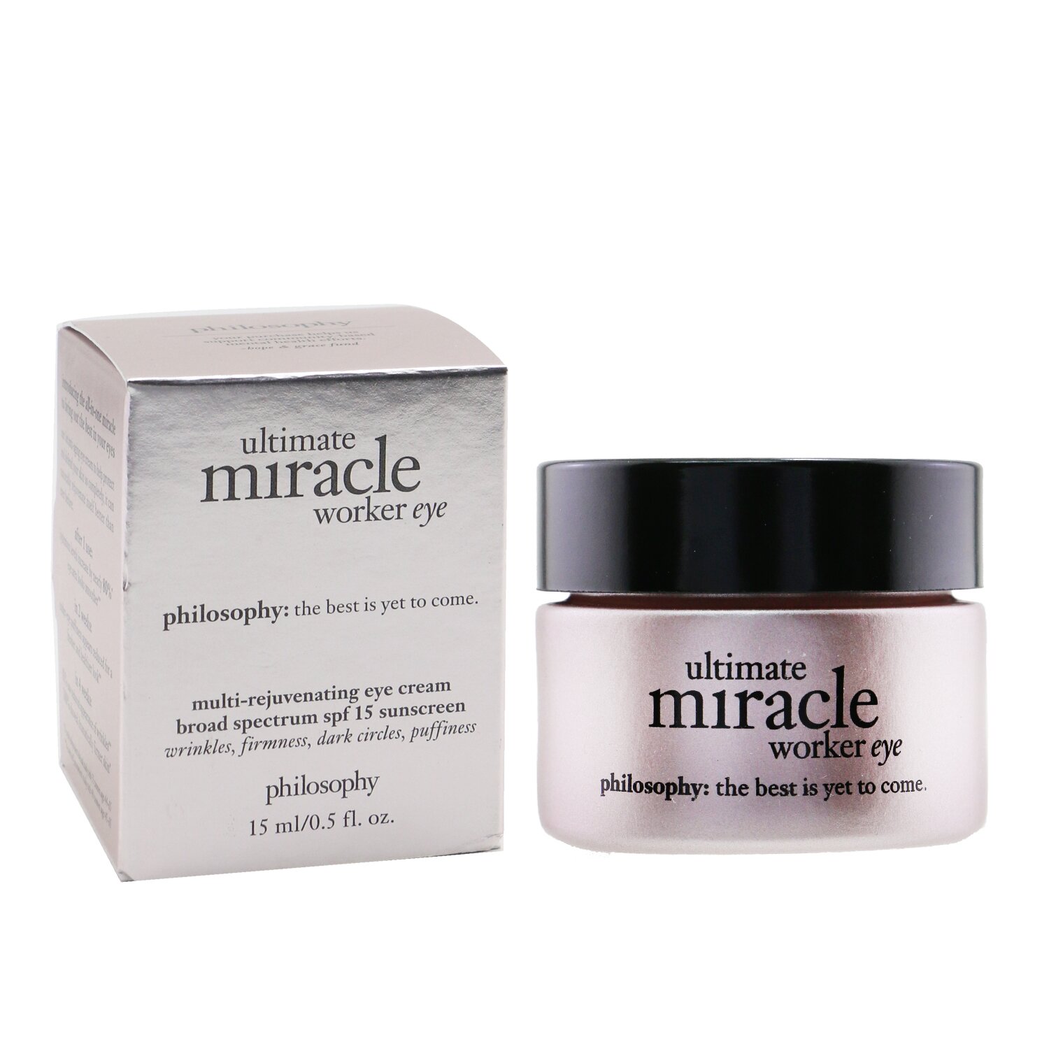 Philosophy Ultimate Miracle Worker Eye SPF 15 (Exp. Date: 04/2022) 15ml/0.5oz