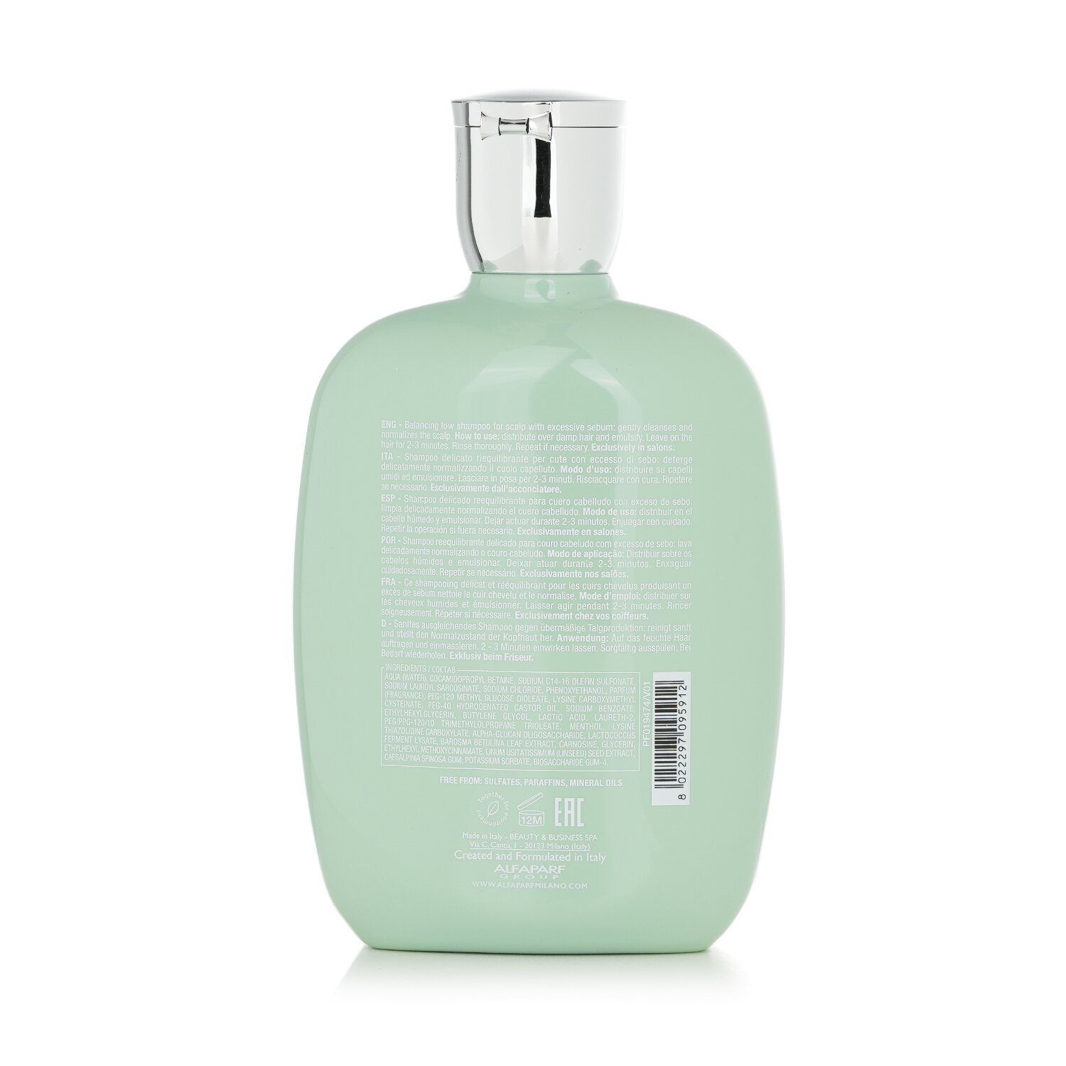 AlfaParf Semi Di Lino Scalp Rebalance Balancing Low Shampoo (Oily Skin) (Salon Product) 250ml/8.45oz