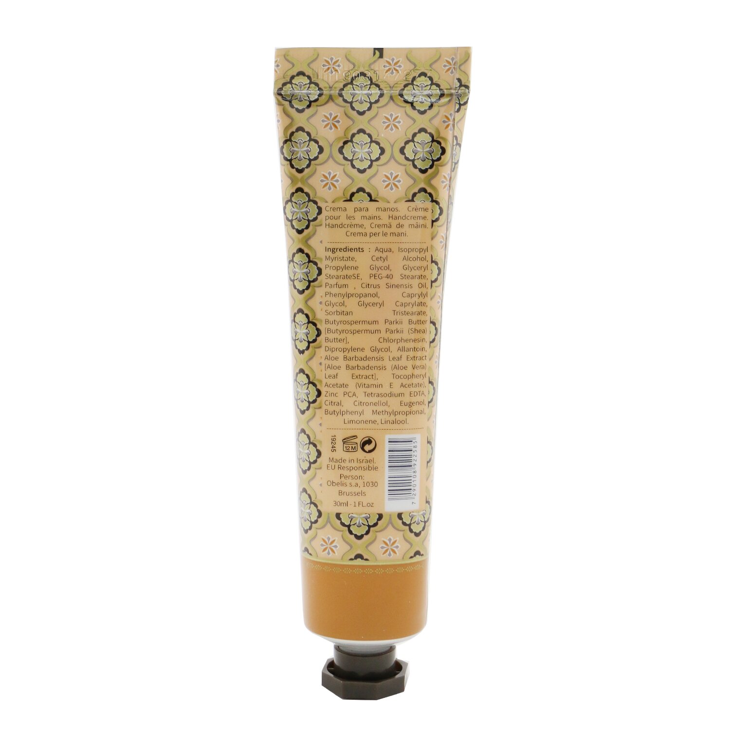 Sabon Hand Cream - Ginger Orange (Tube) 30ml/1.01oz