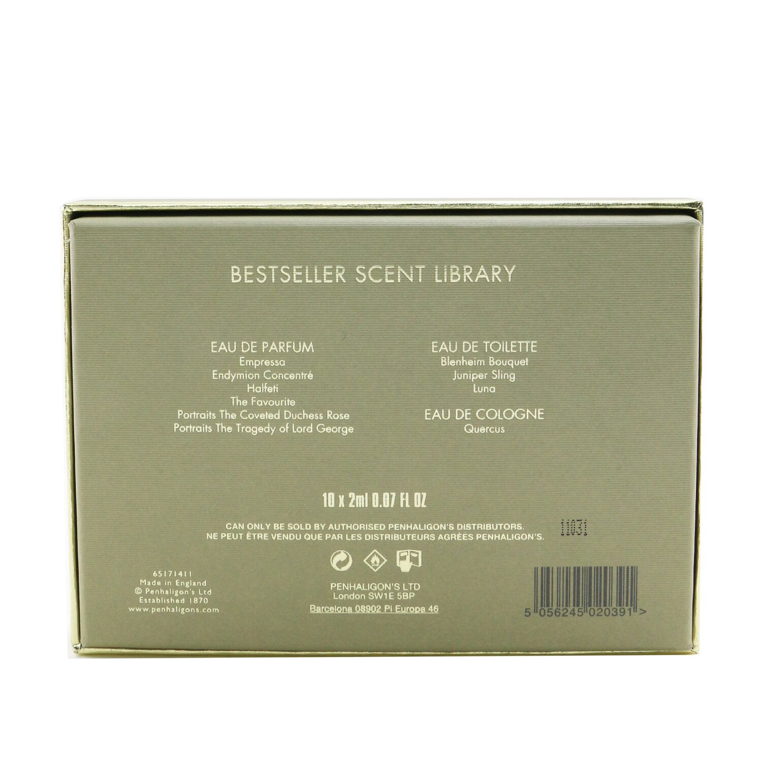 Penhaligon's Scent Library Discovery Set 10x2ml/0.6z