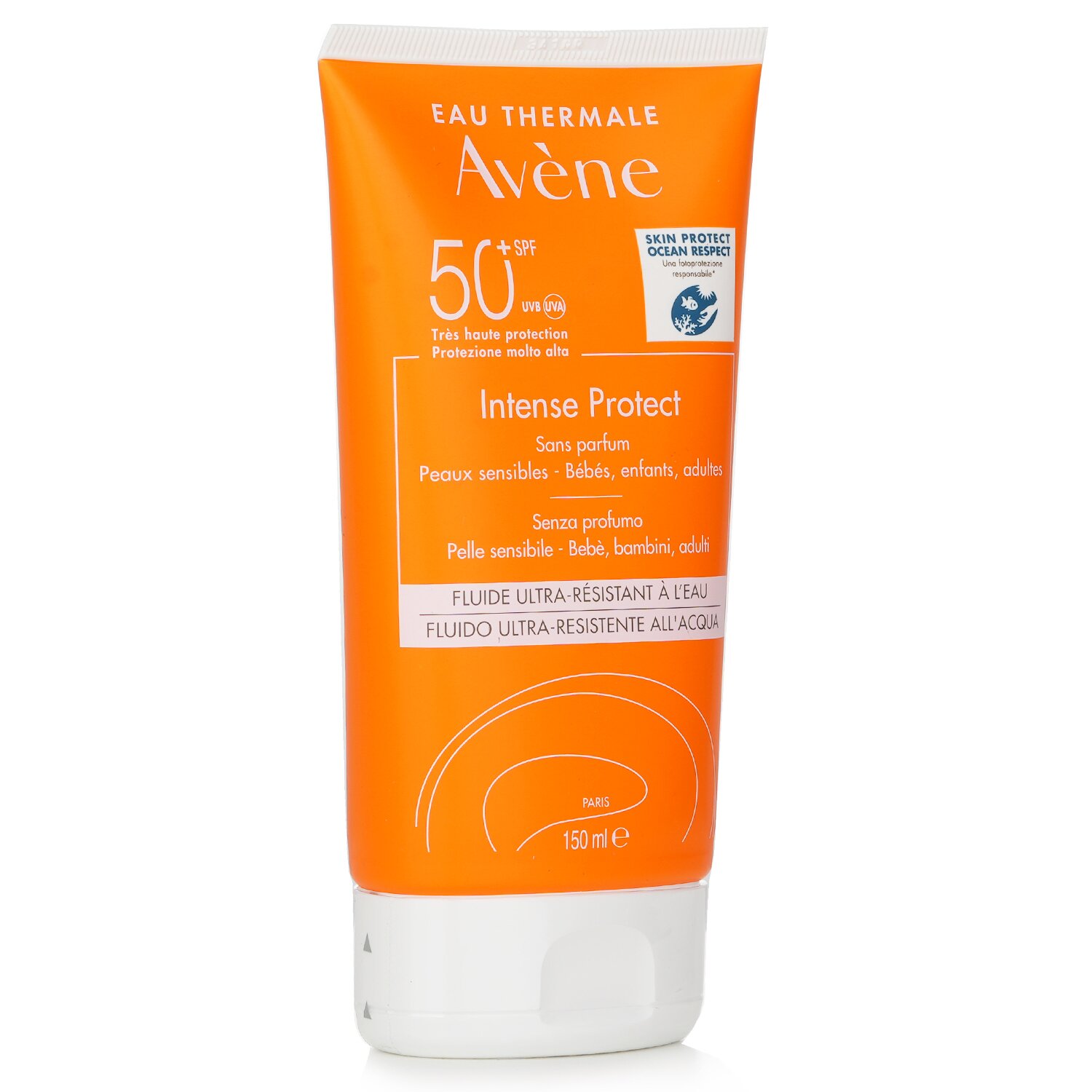 Avene Intense Protect SPF 50 (For Babies, Children, Adult) - For Sensitive Skin קרם הגנה מהשמש לעור רגיש 150ml/5oz