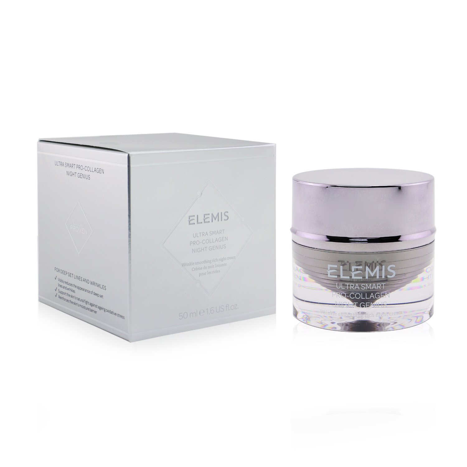 Elemis อัลตร้า สมาร์ท โปร-คอลลาเจน ไนท์ อัจฉริยะ 50ml/1.6oz