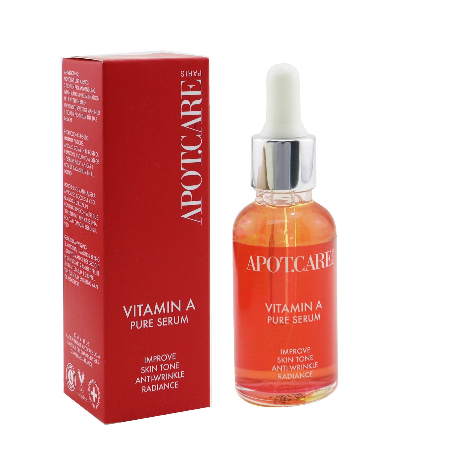 Apot.Care VITAMIN A Pure Serum - Anti-Wrinkle (Exp. Date: 04/2022) 30ml/1oz