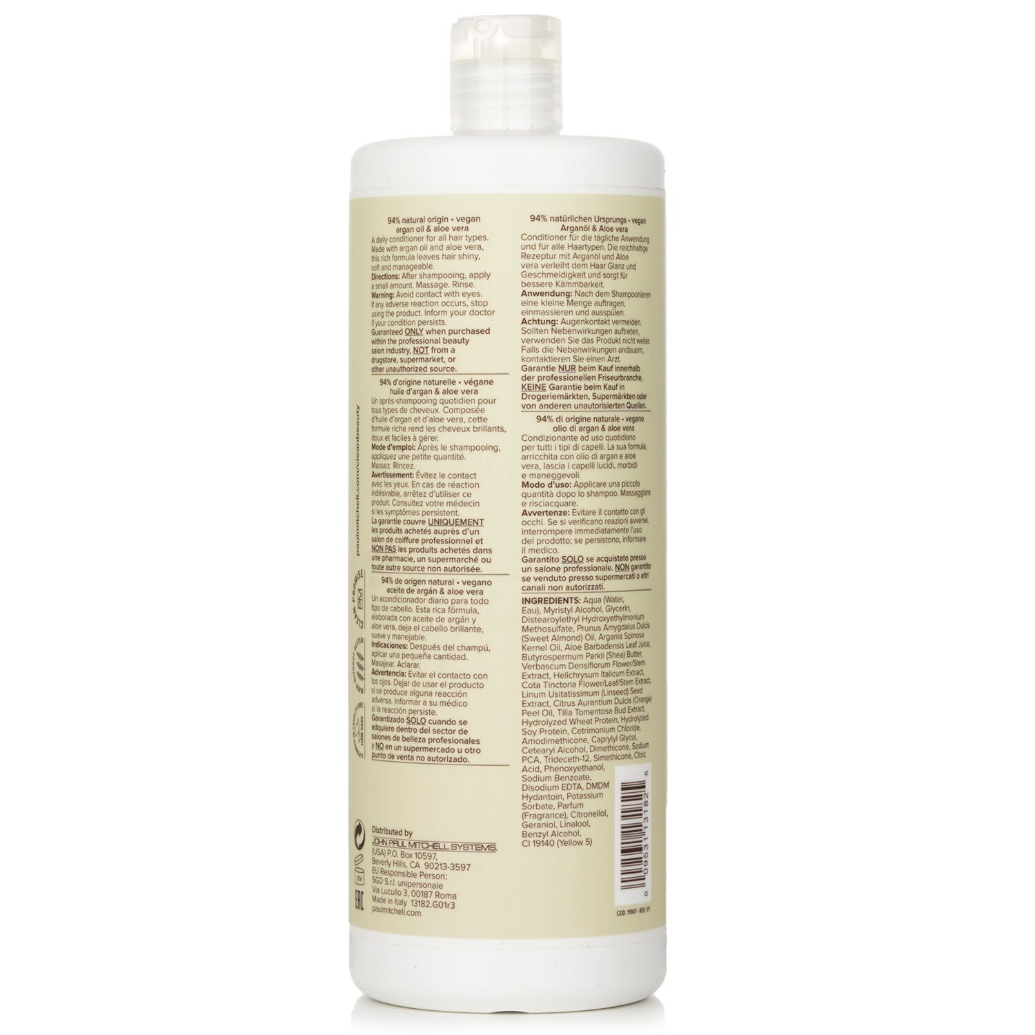 ポール　ミッチェル Paul Mitchell Clean Beauty Everyday Conditioner 1000ml/33.8oz