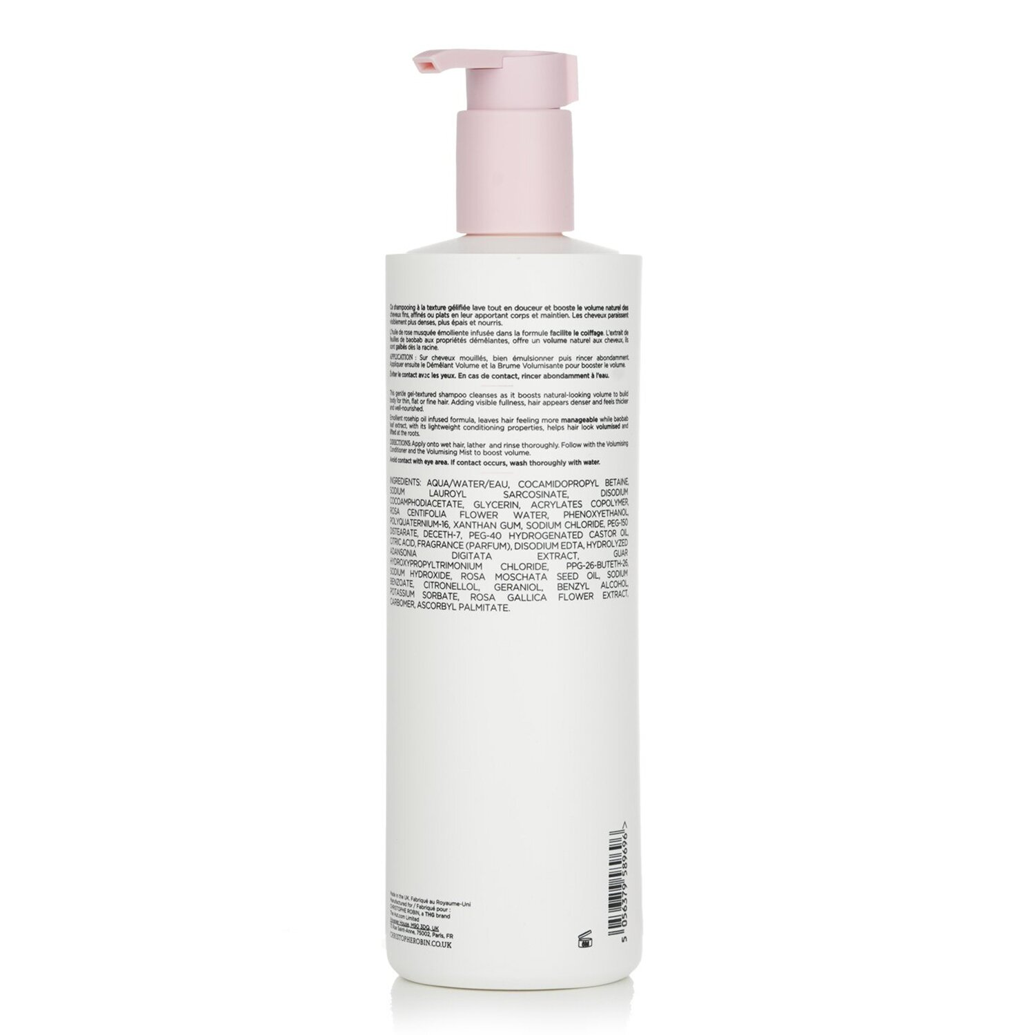 Christophe Robin Delicate Volumising Shampoo with Rose Extracts - Fine & Flat Hair 500ml/16.9oz
