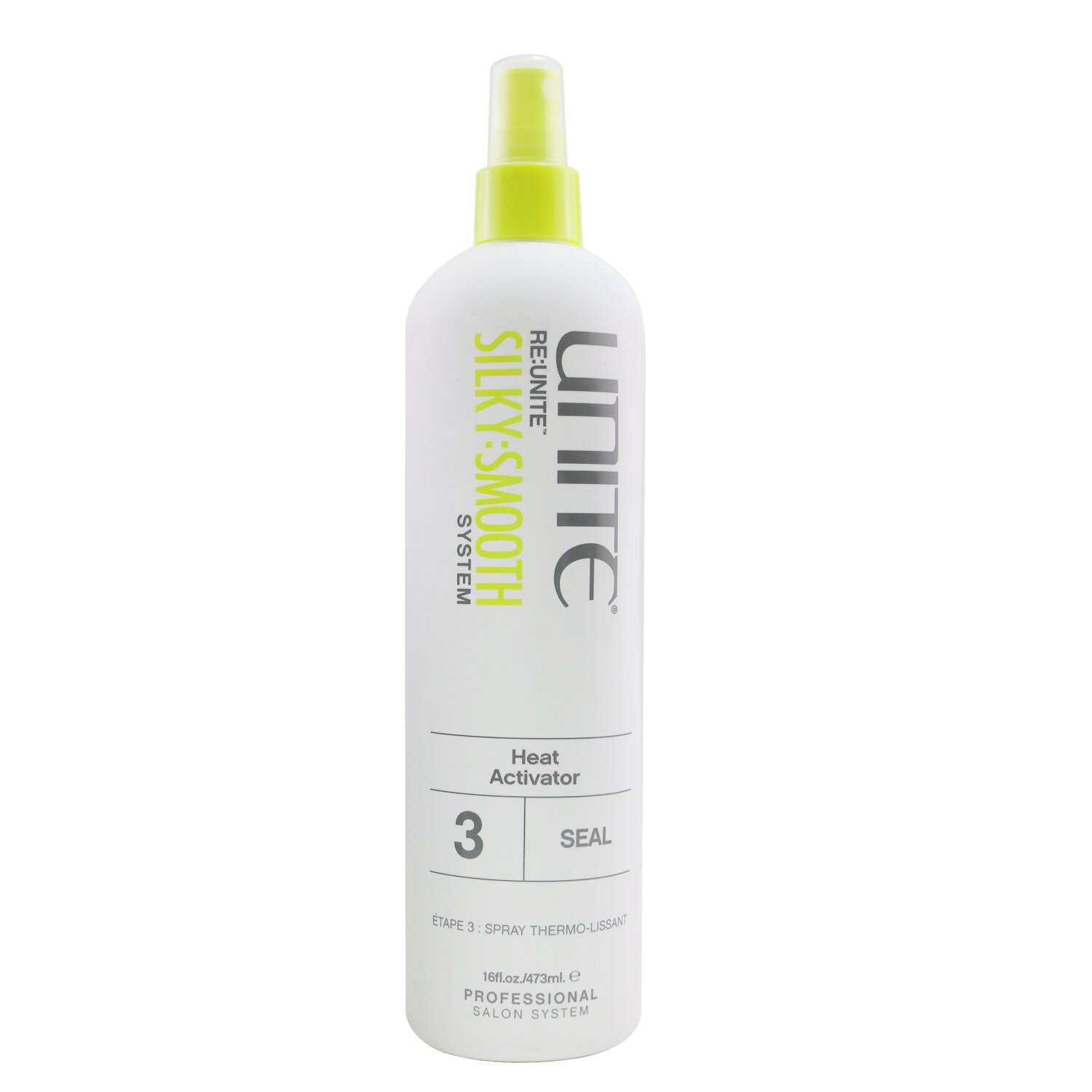 Unite RE:UNITE Silky:Smooth Heat Activator - Step 3 Seal (Salon Size) 473ml/16oz