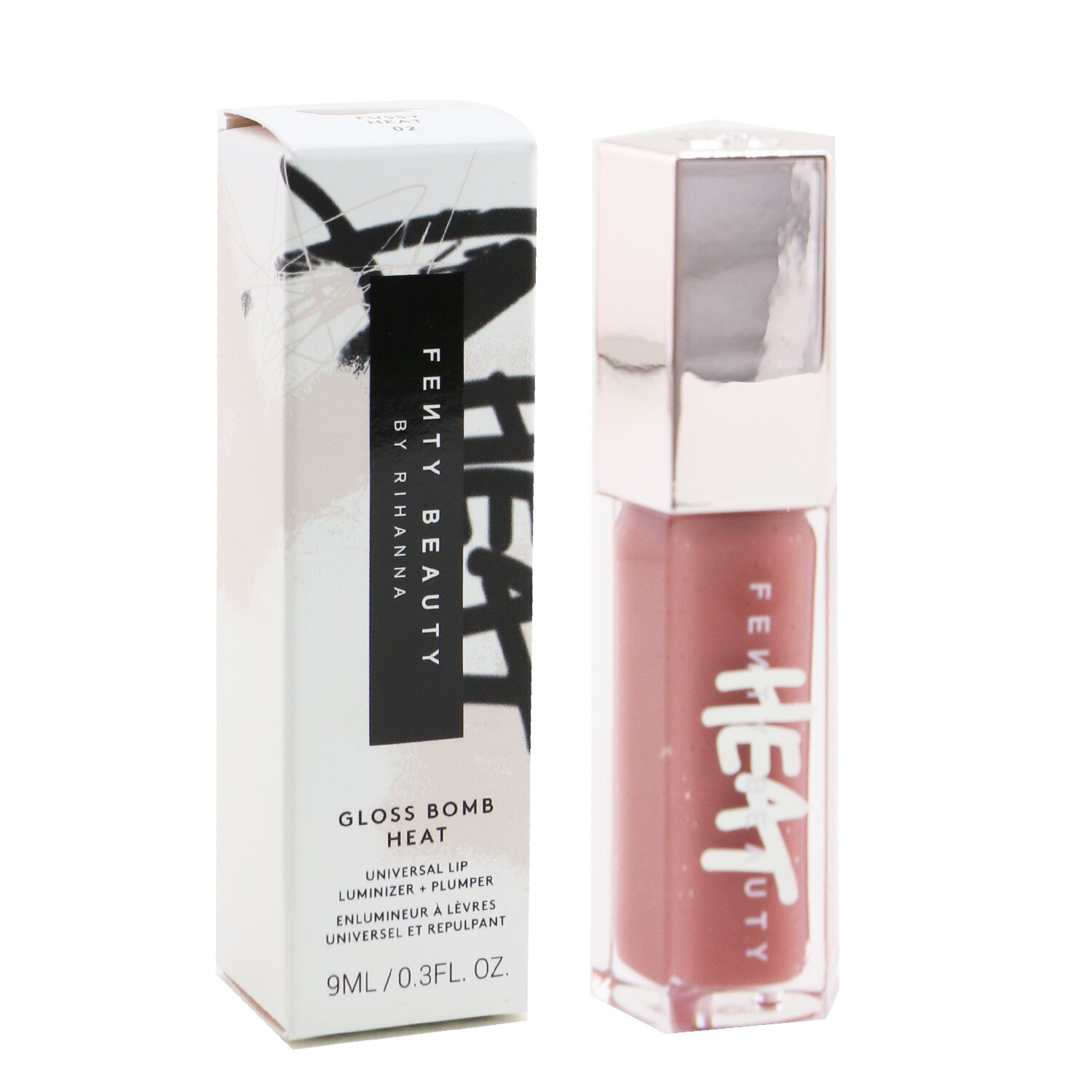 フェンティビューティー by リアーナ Fenty Beauty by Rihanna グロス ボム ヒート リップ ルミナライザー + プランパー  02 ファジーヒート 9ml/0.3oz | ストロベリーネット Strawberrynet