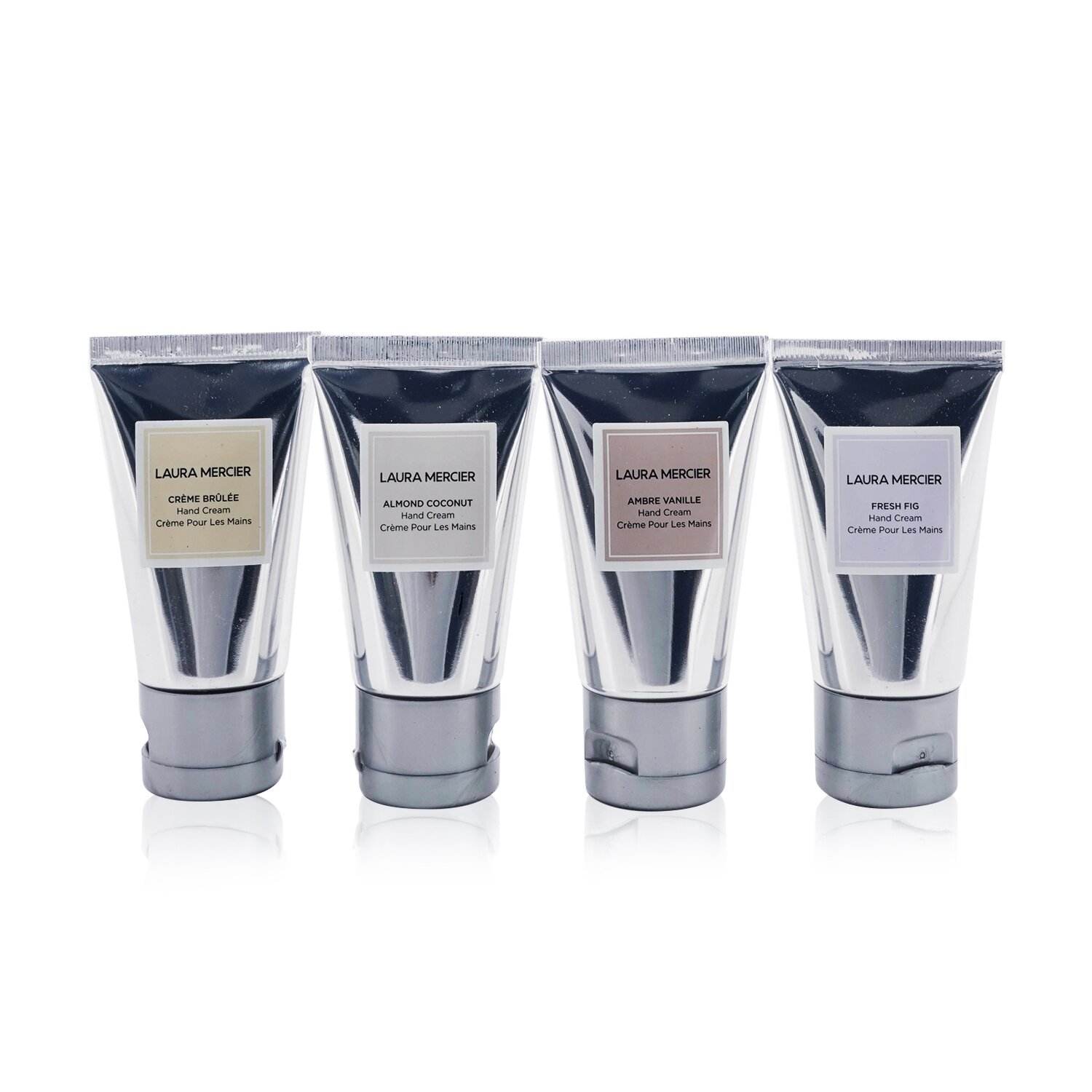 Laura Mercier Party Of Four Hand Cream Set: (Fresh Fig + Almond Coconut +  Ambre Vanille + Creme Brulee) Hand Cream 30ml 4x 30ml/1oz | Strawberrynet  USA