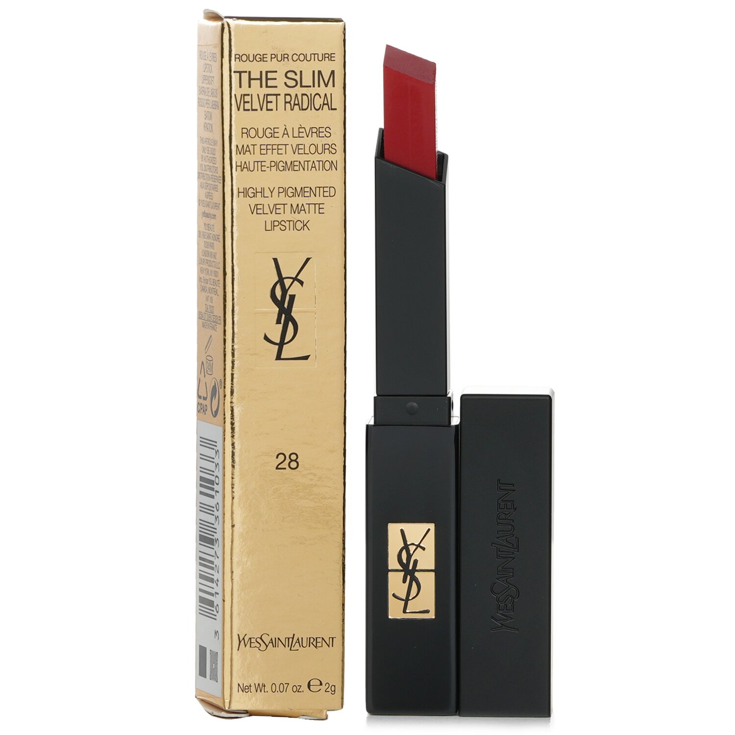 Yves Saint Laurent Rouge Pur Couture The Slim Velvet Radical Matte Lipstick 2g/0.07oz