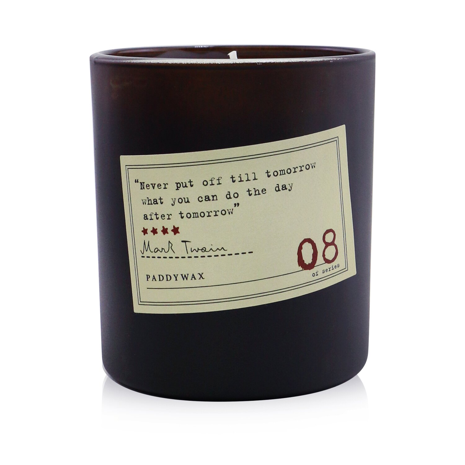 Paddywax Library Candle - Mark Twain 170g/6oz