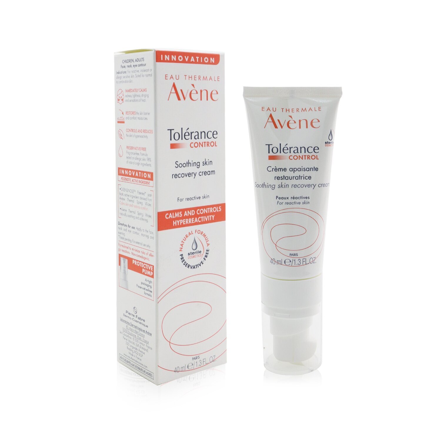 Avene Tolerance CONTROL Успокаивающий Восстанавливающий Крем - для Чувствительной Кожи 40ml/1.3oz