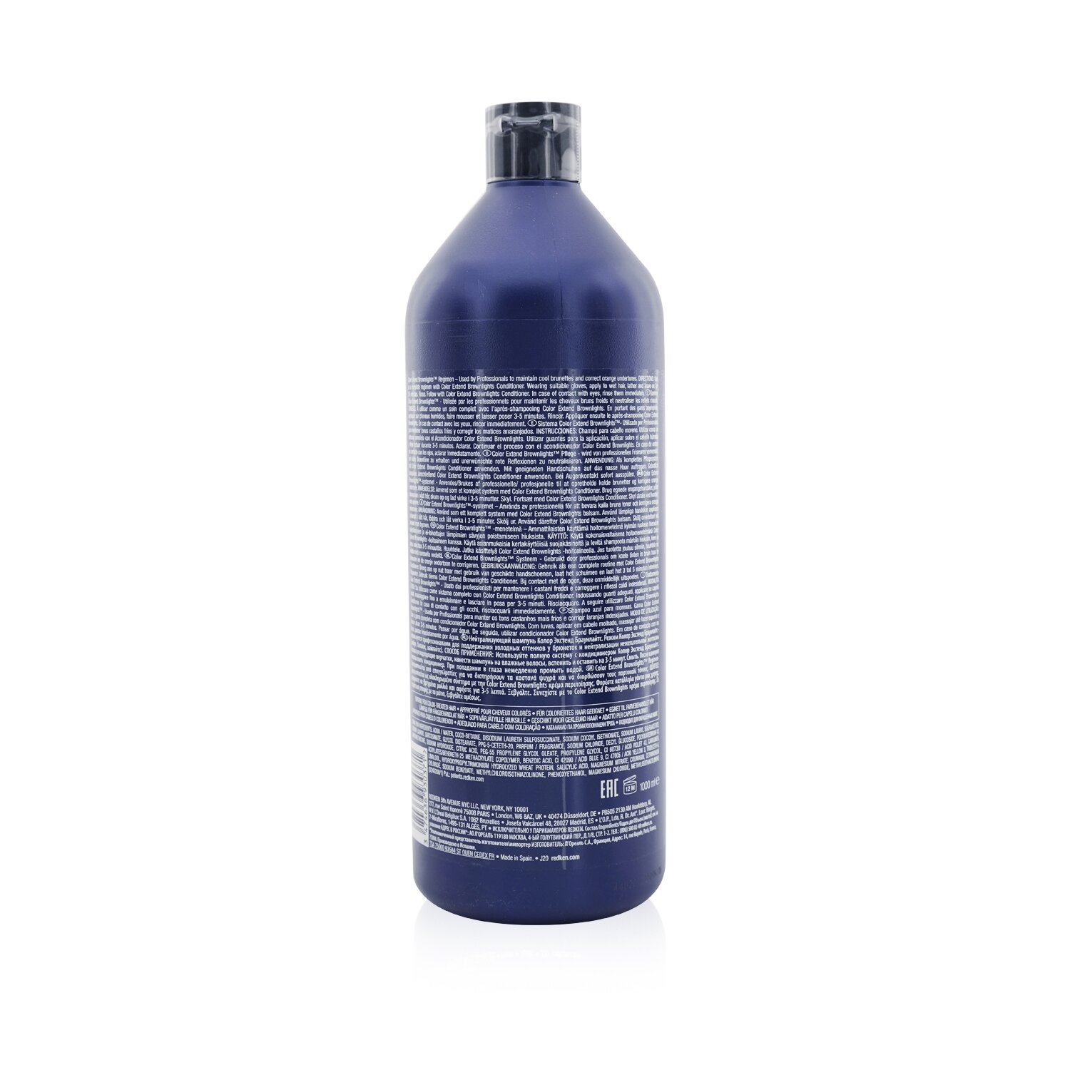 Redken Color Extend Brownlights Blue Shampoo Anti-Orange/Anti-Reflets Chauds (For Brunette Hair) 1000ml/33.8oz