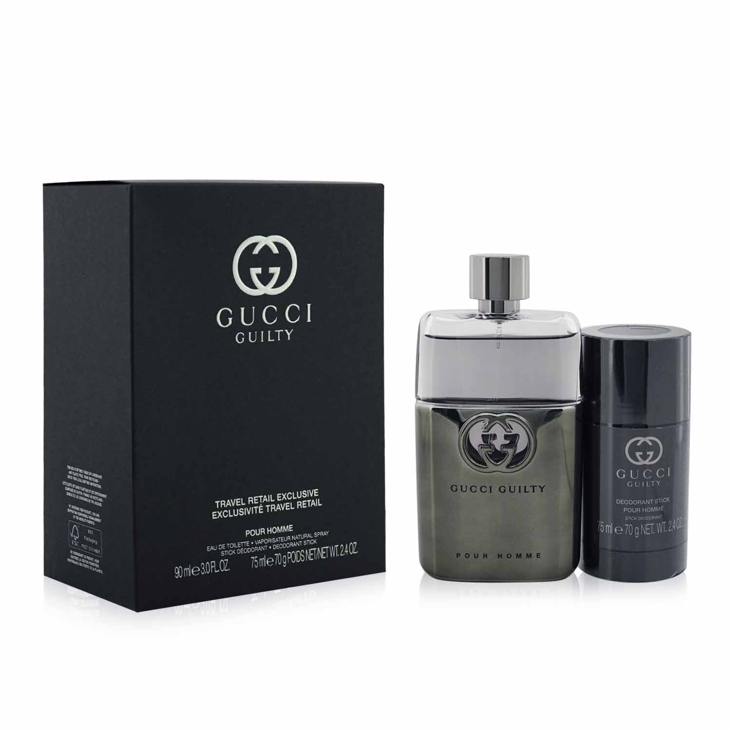 Gucci Guilty Pour Homme Coffret: 2pcs