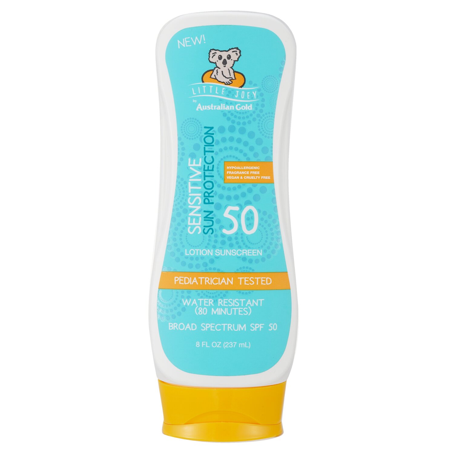 Australian Gold 金色澳洲  小喬伊乳液防曬霜 SPF 50（敏感防曬） 237ml/8oz