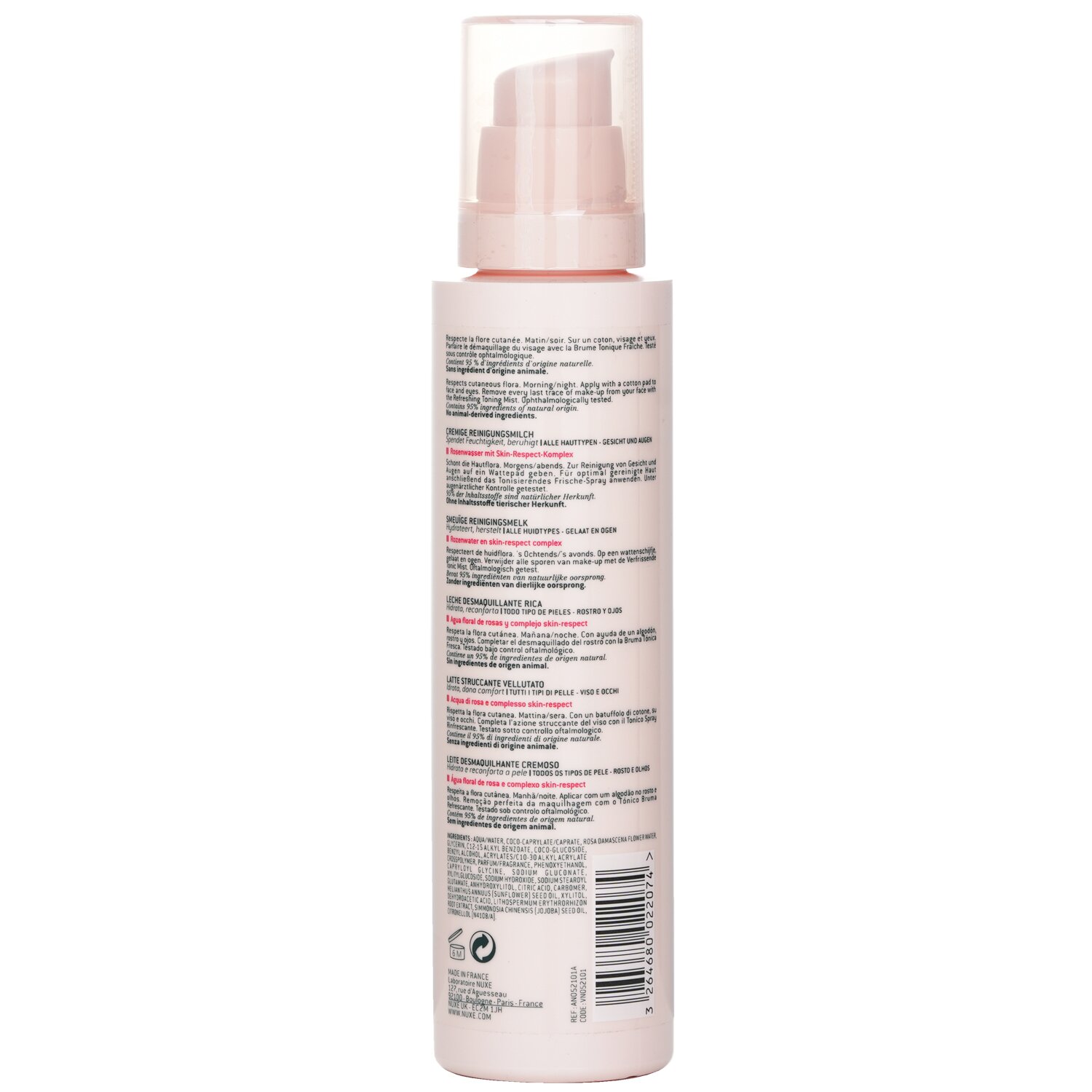 Nuxe Very Rose Creamy Make-up Remover Milk 200ml/6.8oz