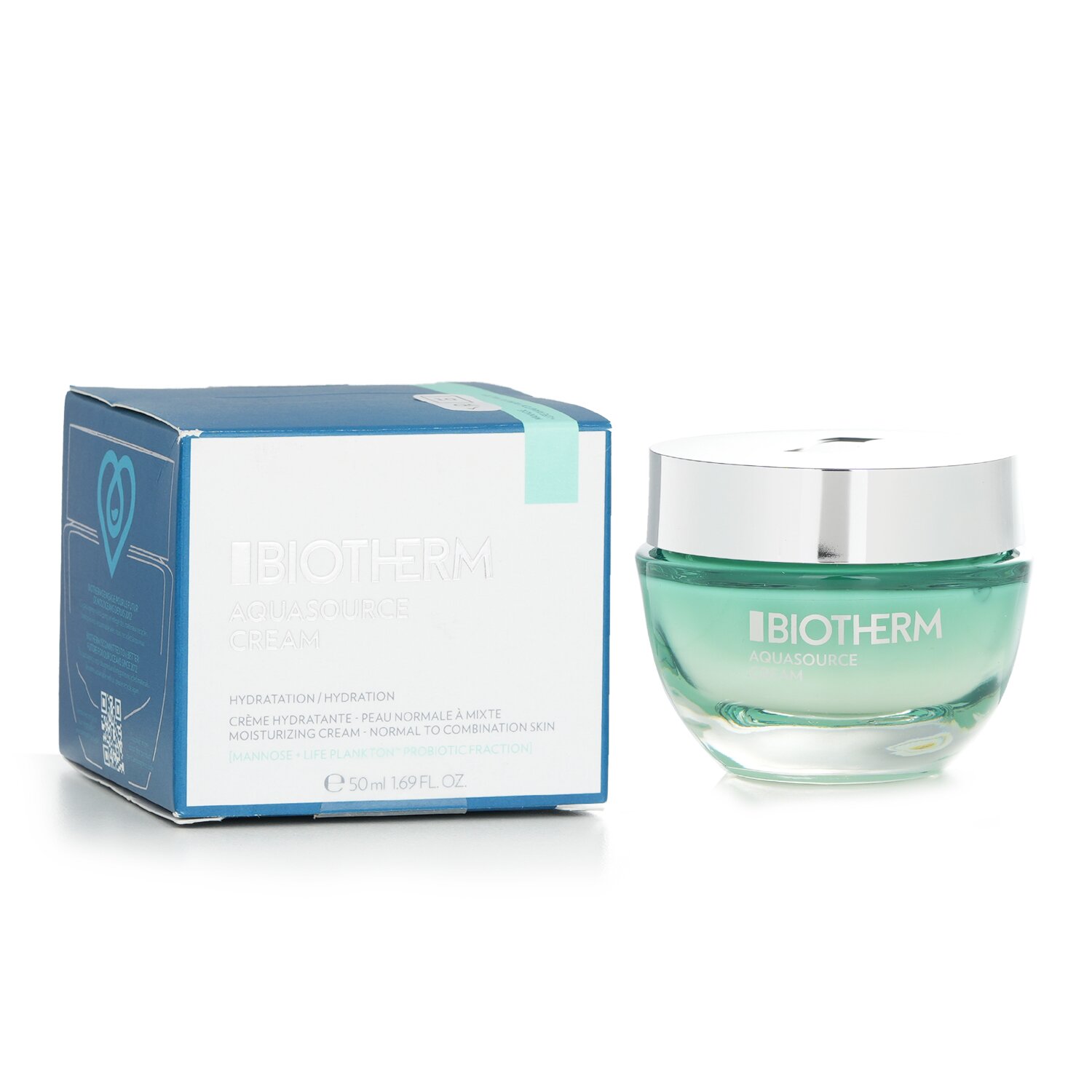 Biotherm ครีมให้ความชุ่มชื้น Aquasource - สำหรับผิวธรรมดาถึงผิวผสม 50ml/1.69oz