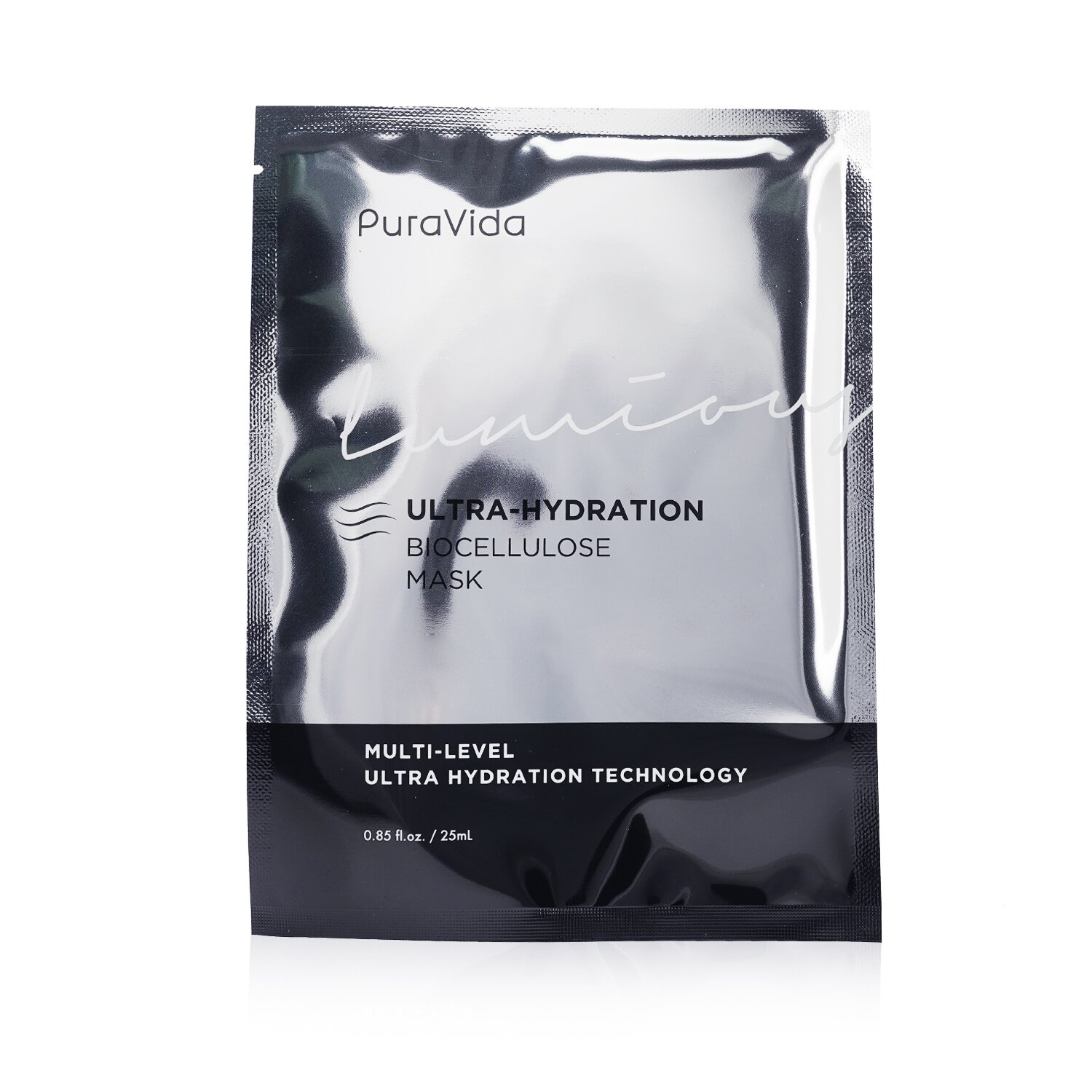 KISS ME PuraVida Luminous Ultra Hydration Biocellulose Mask 4sheets