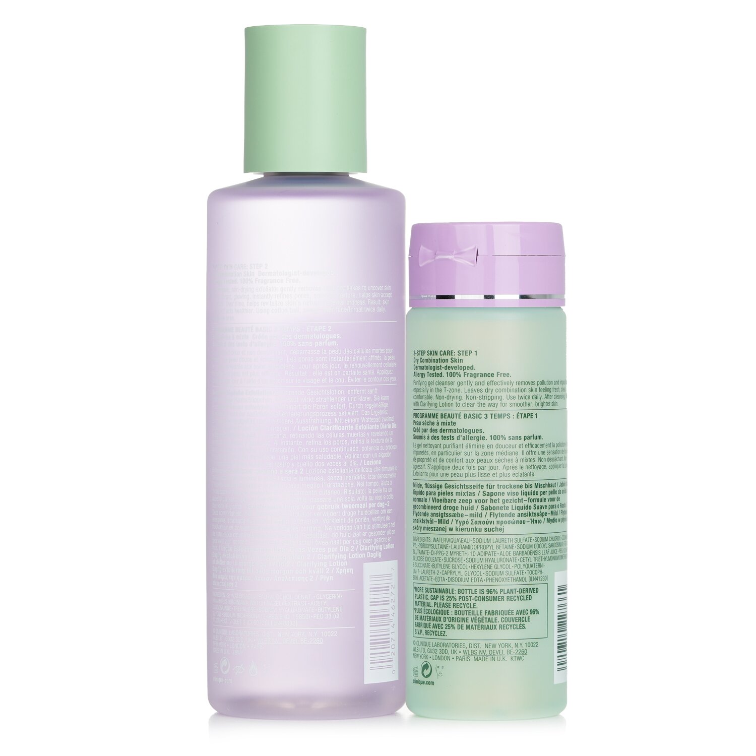 Clinique Clarifying Lotion 2 ชุด: Clarifyin/g Lotion 2 400ml+ All About Clean Liquid Facial Soap Mild 200ml 2pcs