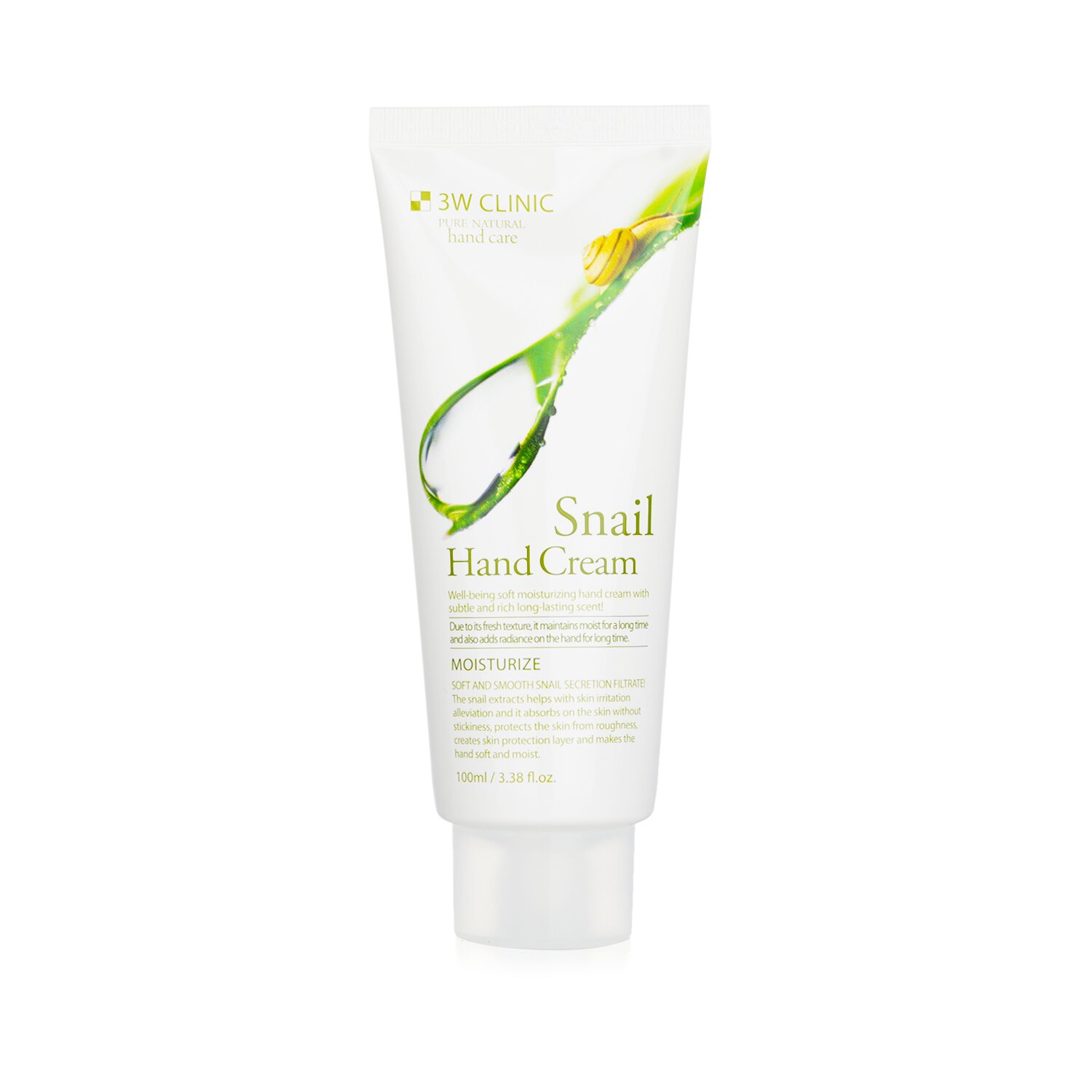 3W Clinic Hand Cream - Snail (Exp. Date: 09/2022) 100ml/3.38oz