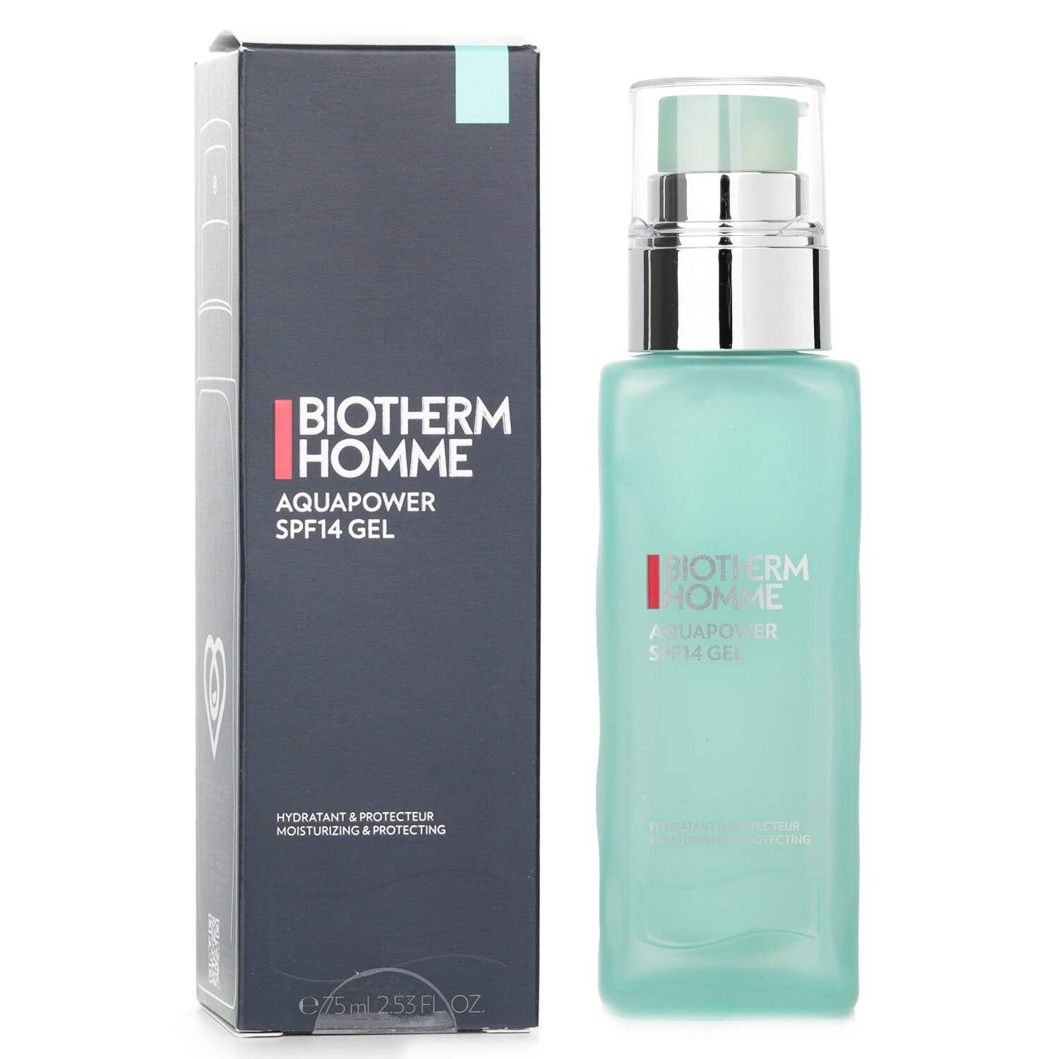 비오템 Biotherm 옴므 아쿠아파워 모이스춰라이징 & 프로텍팅 SPF14 젤 75ml/2.53oz