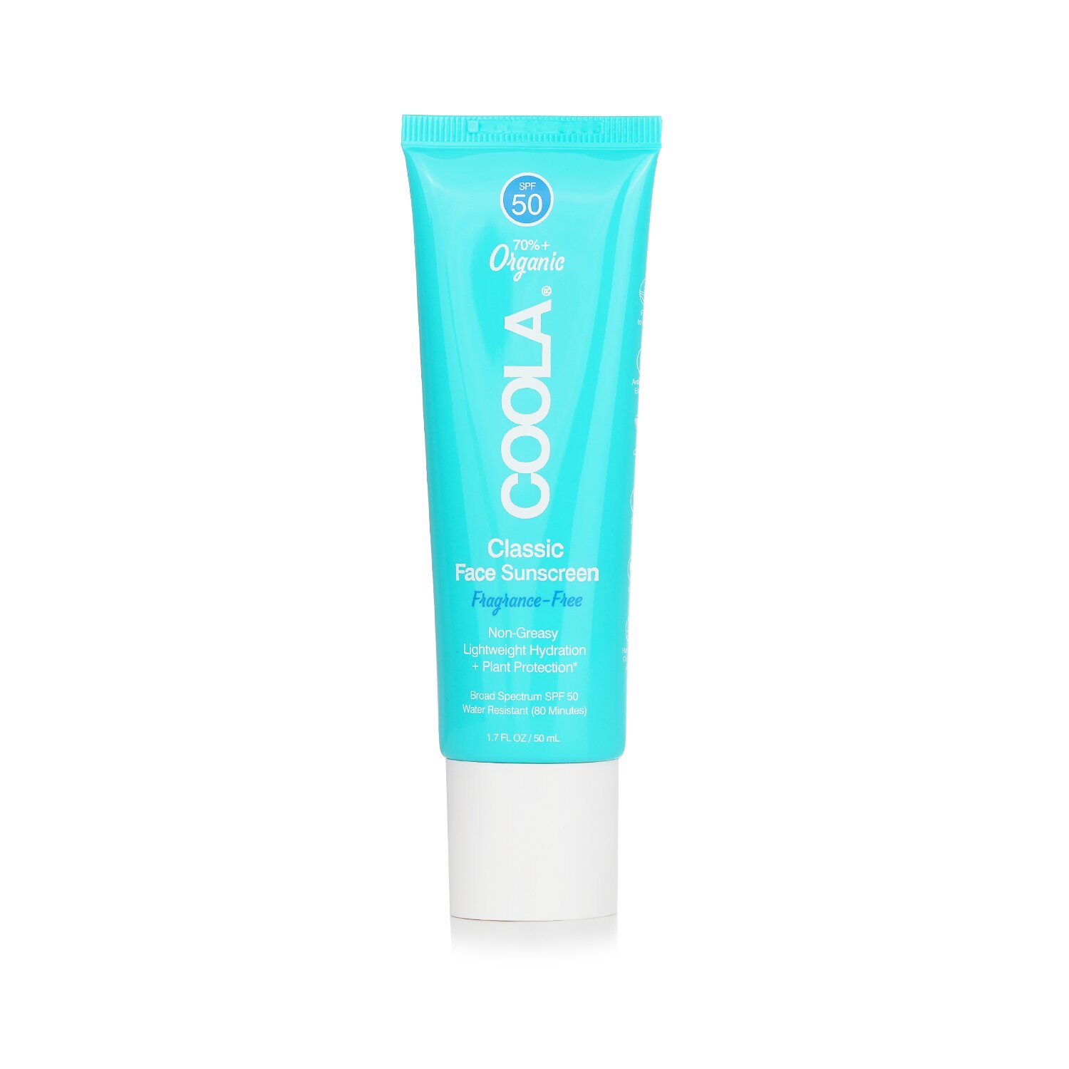 Coola Classic Face Organic Sunscreen Lotion SPF 50 - Fragrance Free 50ml/1.7oz