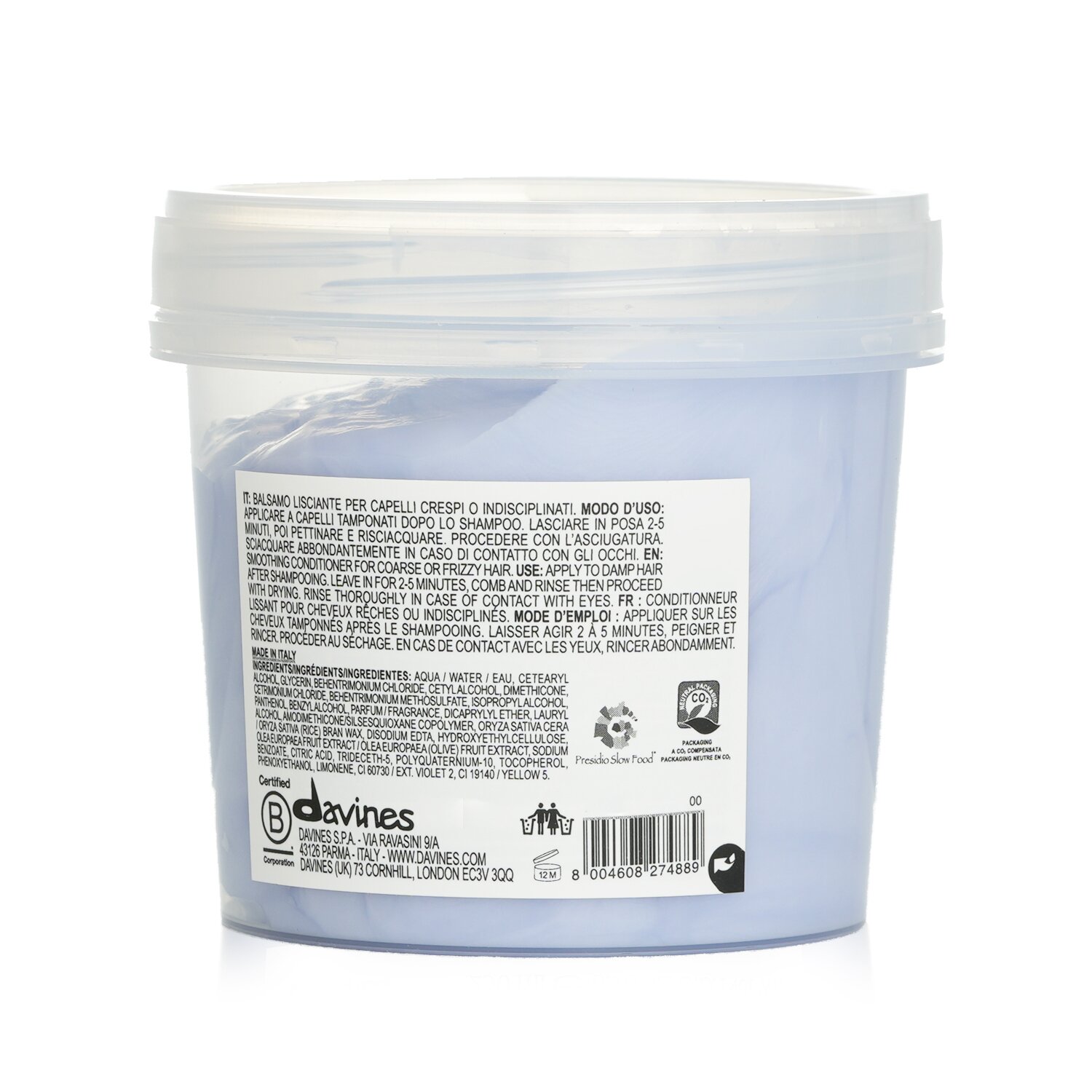 Davines Love Smoothing Conditioner (For Coarse or Frizzy Hair) 250ml/8.76oz