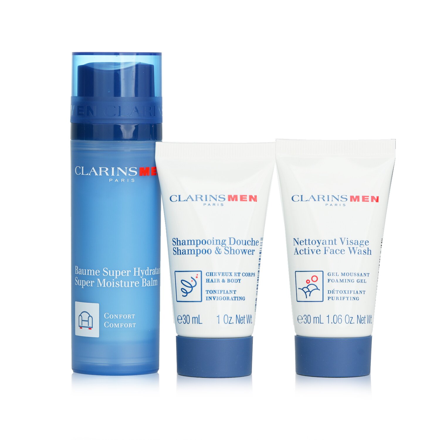 Clarins Clarinsmen Super Moisture Balm Set 3pcs