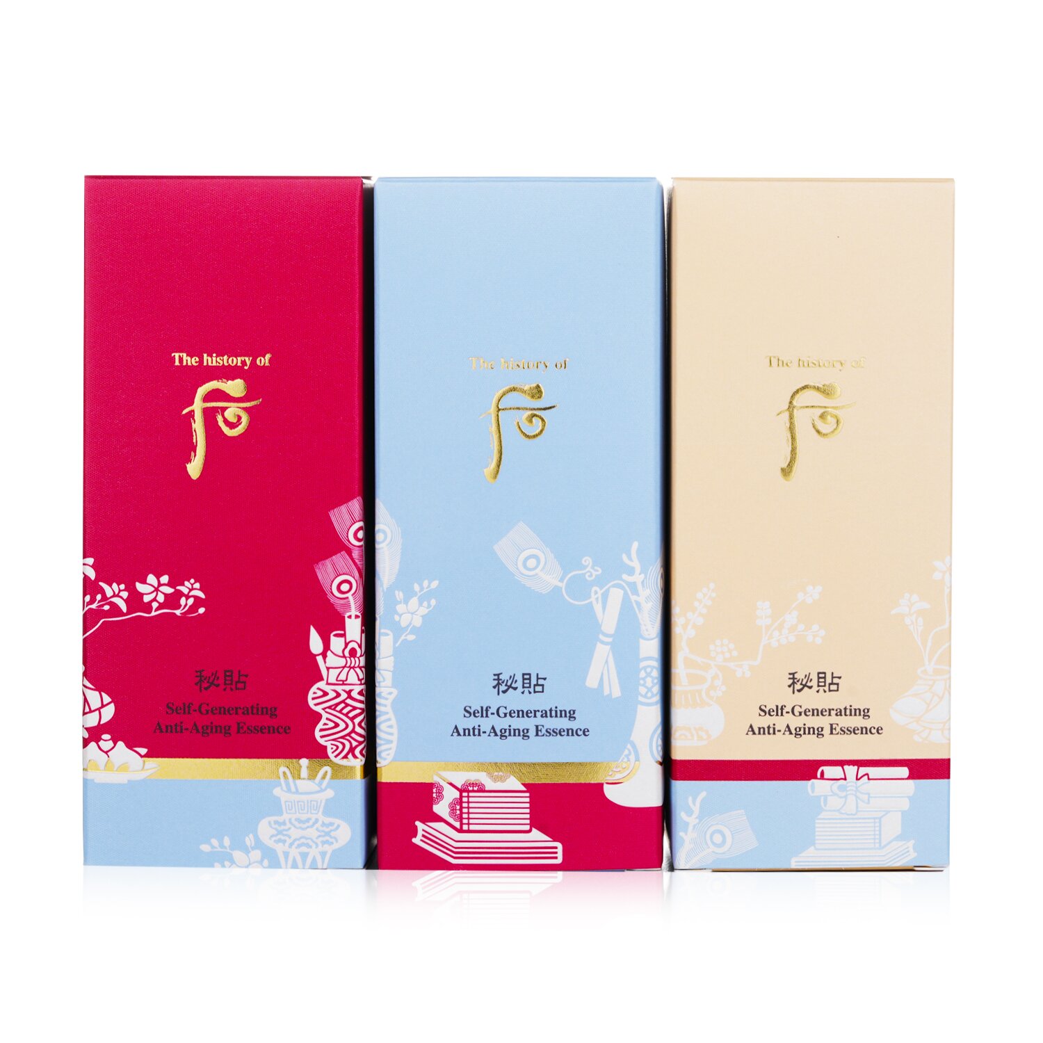 Whoo (The History Of Whoo) Bichup Self-Generating Anti-Aging Essence Trio Set (Exp. Date: 12/2022) 3x25ml/0.84oz