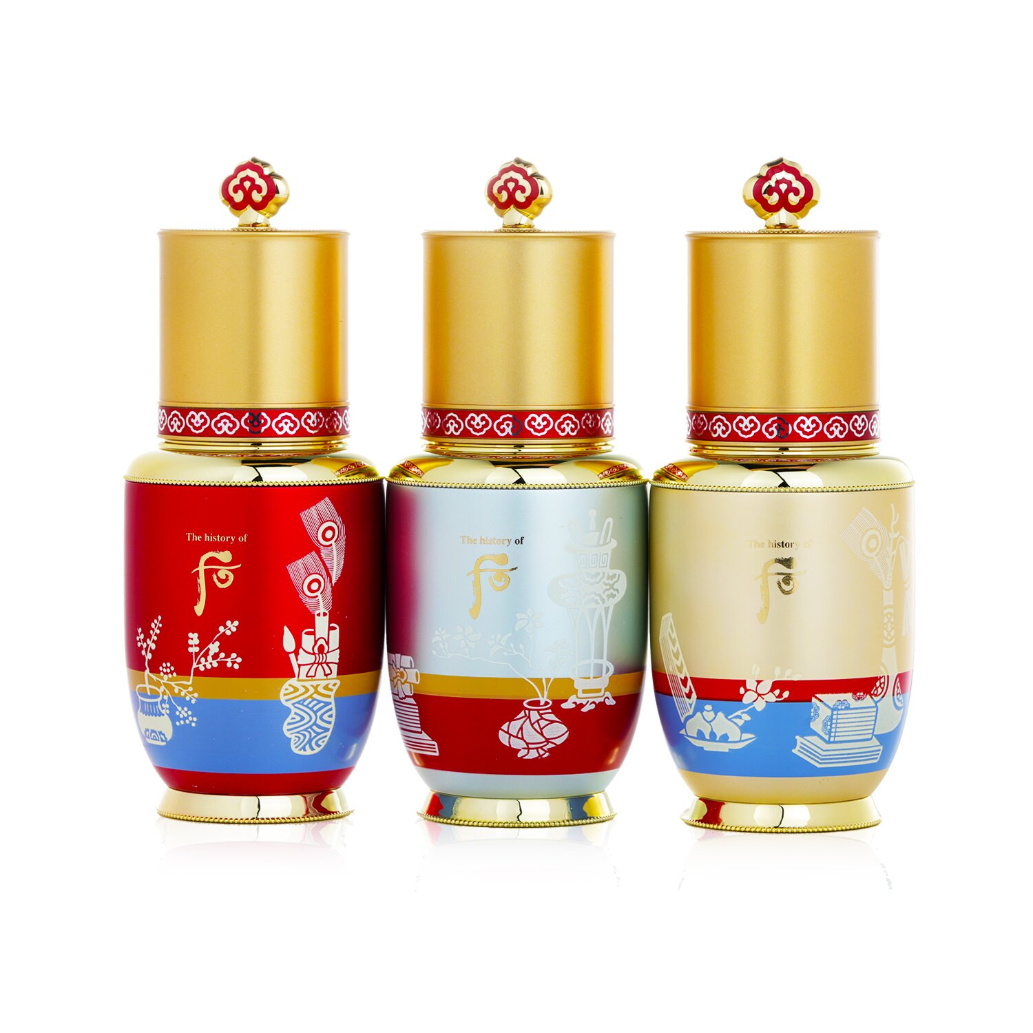 Whoo (The History Of Whoo) Bichup Self-Generating Anti-Aging Essence Trio Set (Exp. Date: 12/2022) 3x25ml/0.84oz