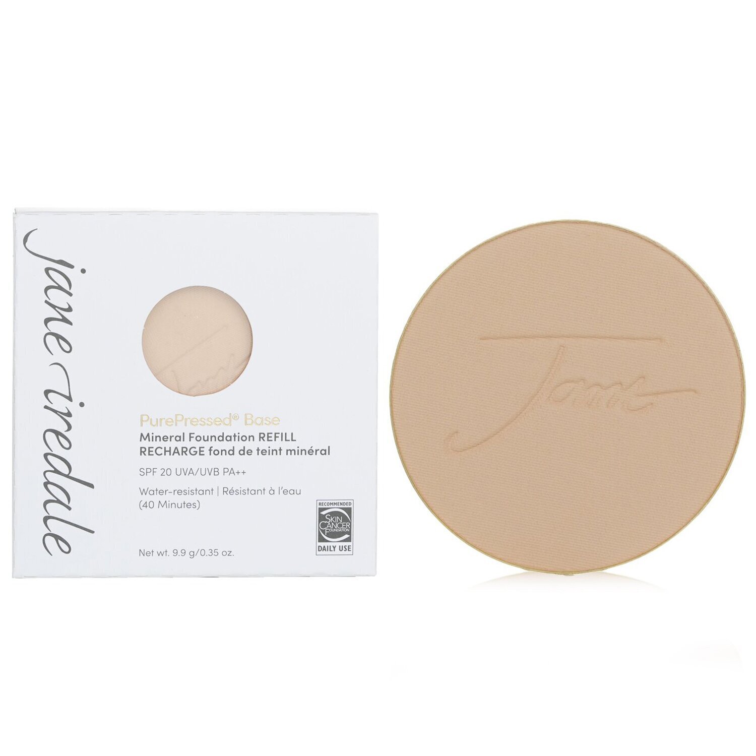 Jane Iredale PurePressed Base Mineral Foundation Refill SPF 20 9.9g/0.35oz