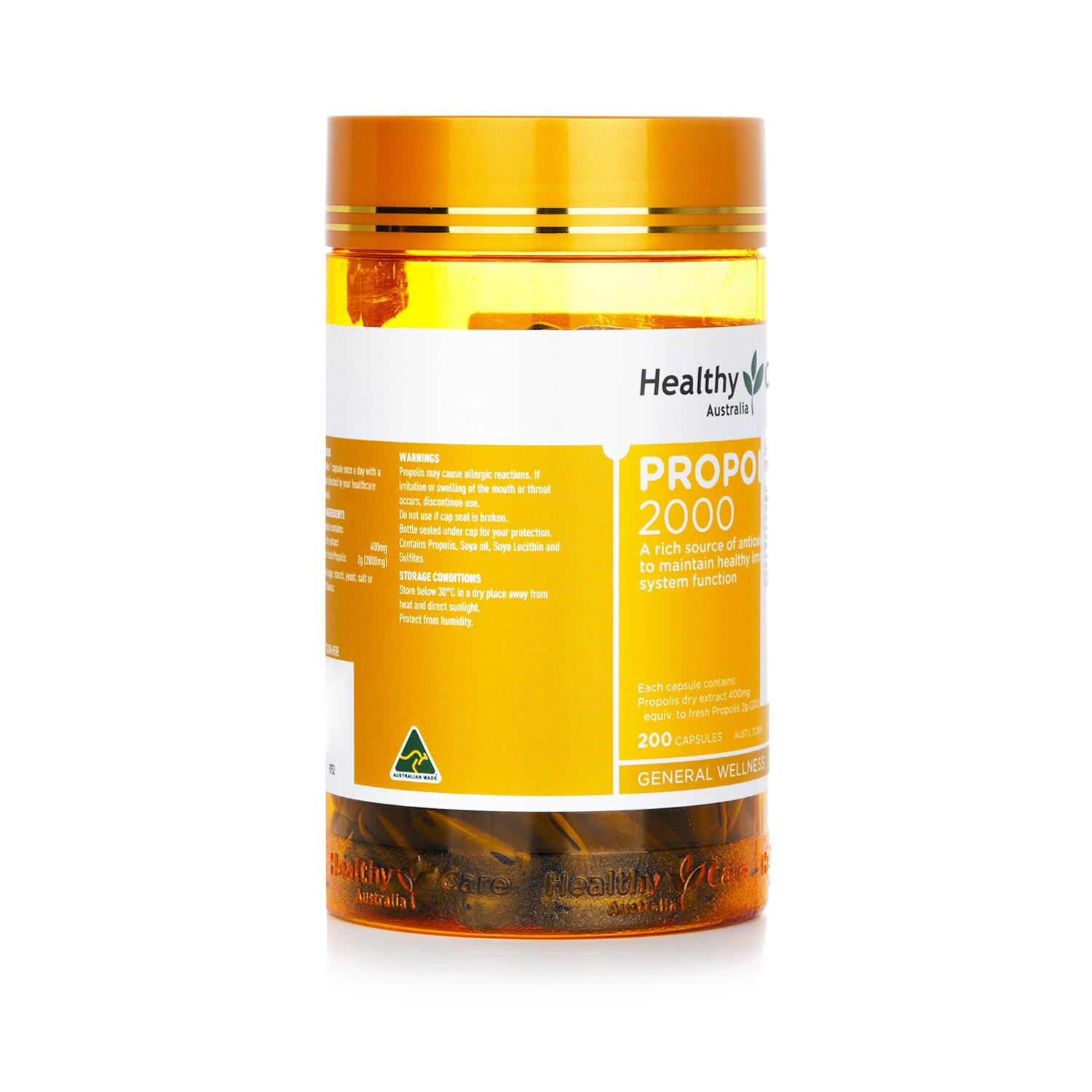 Healthy Care Propolis 2000 - 200 capsules 200pcs/box