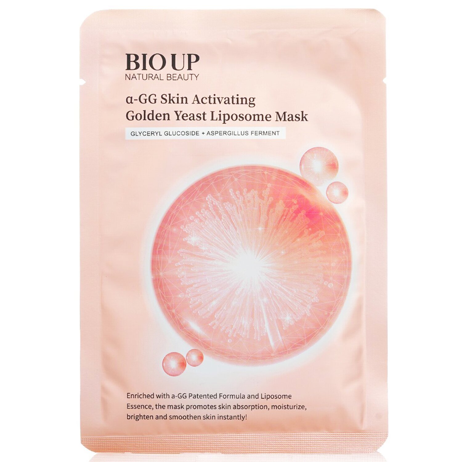 Natural Beauty BIO UP a-GG Skin Activating Golden Yeast Liposome Mask 5 x 25ml/0.84oz