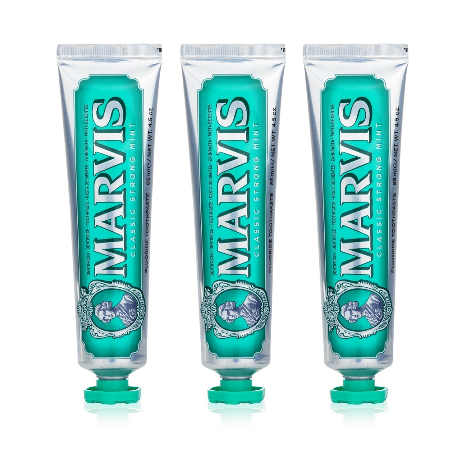 Marvis Trio Set: 3x Classic Strong Mint Toothpaste With Xylitol 3x85ml/4.5oz