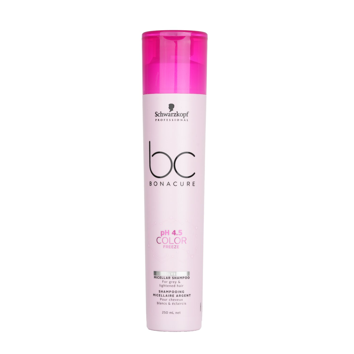 Schwarzkopf BC Bonacure pH 4.5 Color Freeze Silver Micellar Shampoo (For Grey & Lightened Hair) 250ml/8.5oz