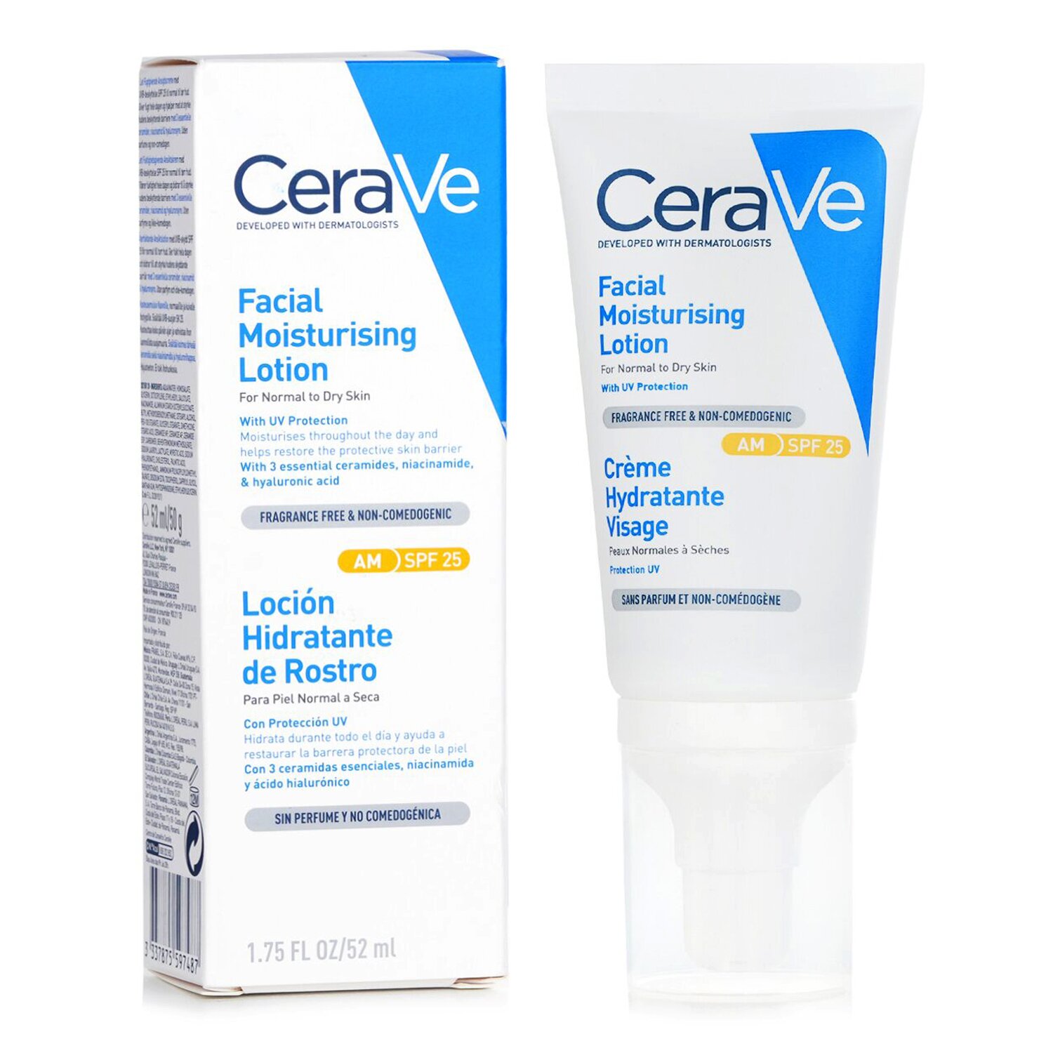 CeraVe Facial Moisturizing Lotion SPF25 For Normal To Dry Skin 52ml/1.75oz