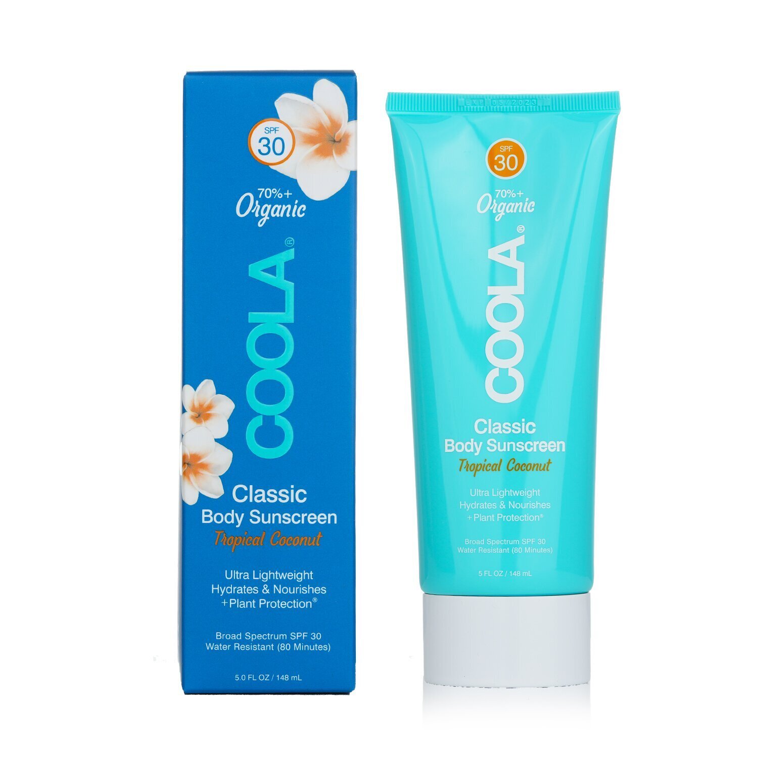 Coola Classic Body Organic Sunscreen Lotion SPF 30 - Tropical Coconut (Exp Date: 05/2023) 148ml/5oz