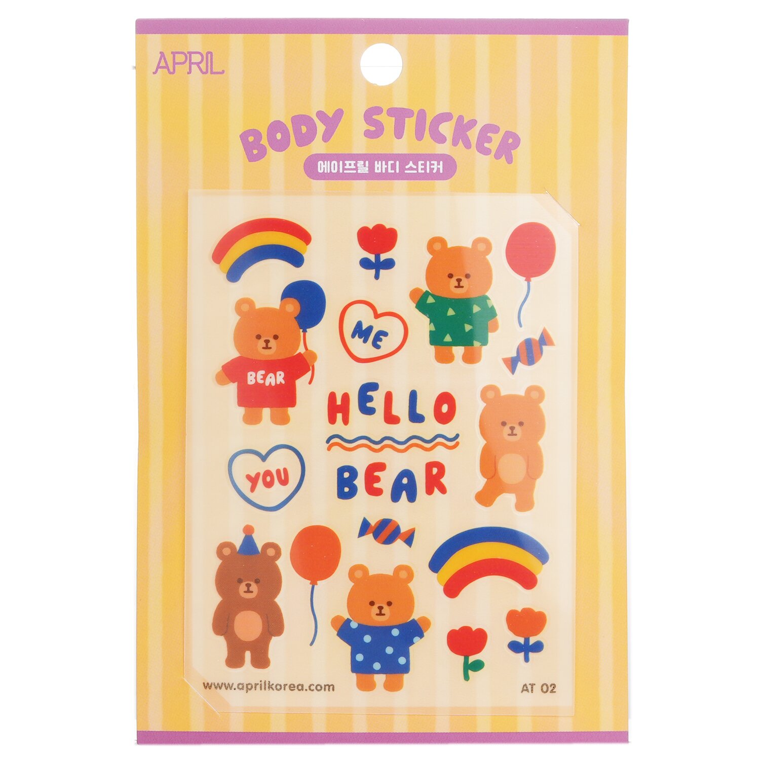 April Korea April Body Sticker 1pc