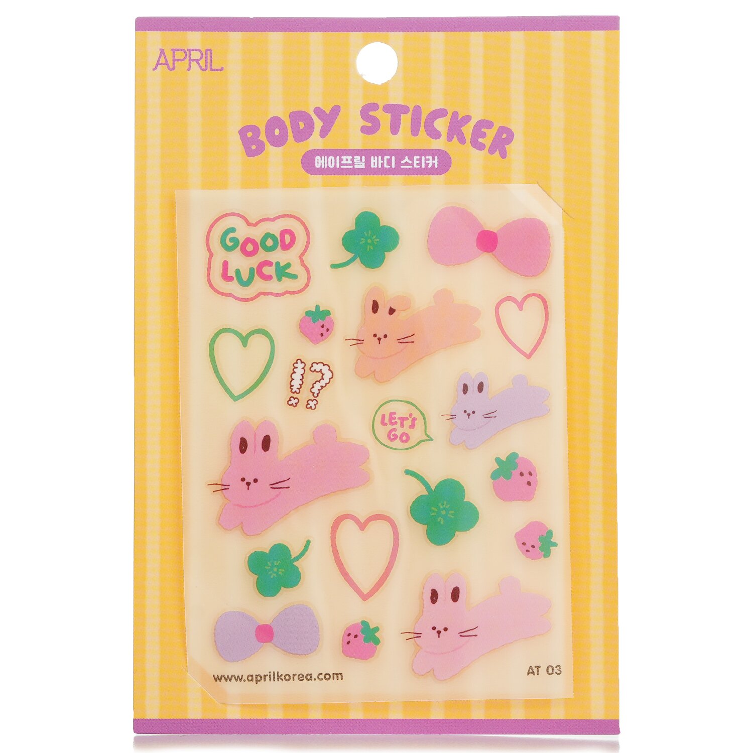 April Korea April Body Sticker 1pc