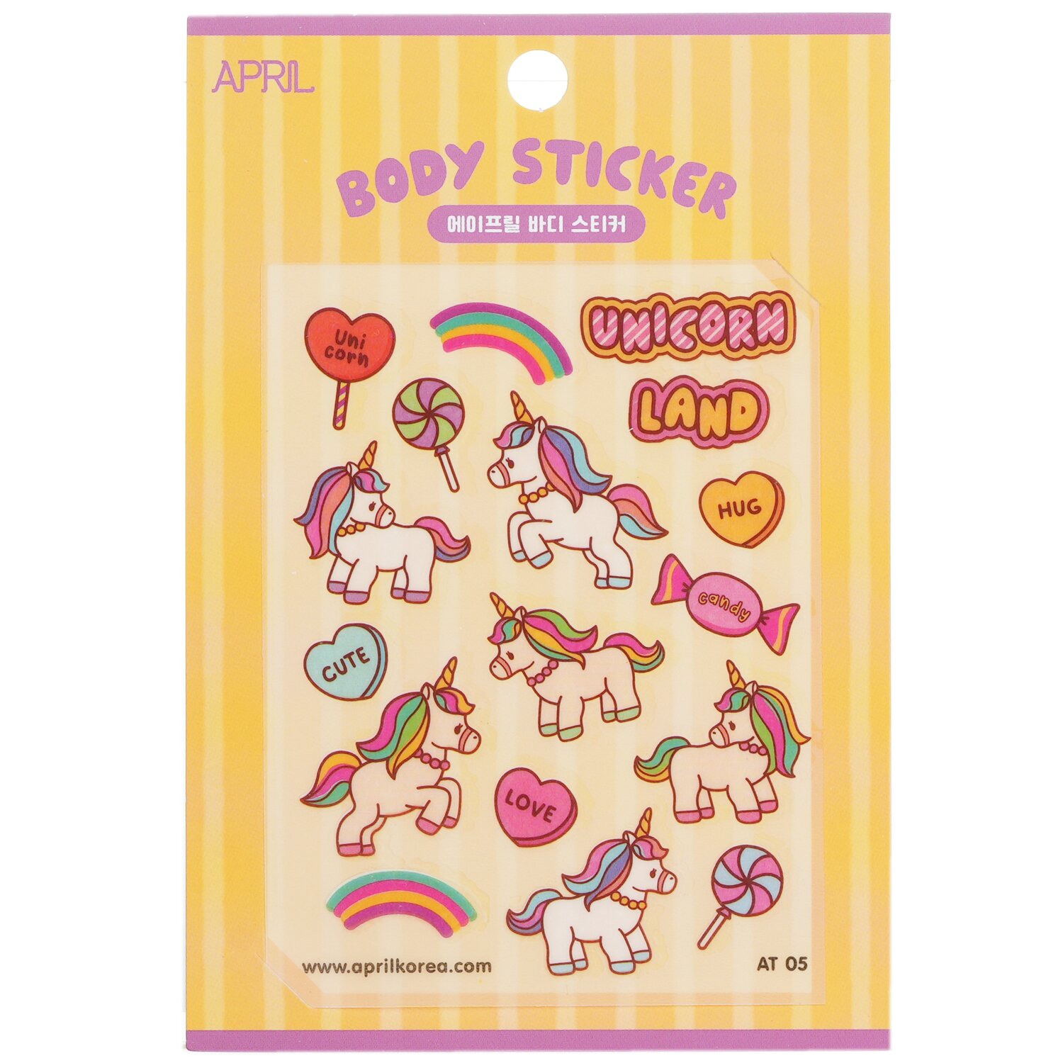 April Korea April Body Sticker 1pc