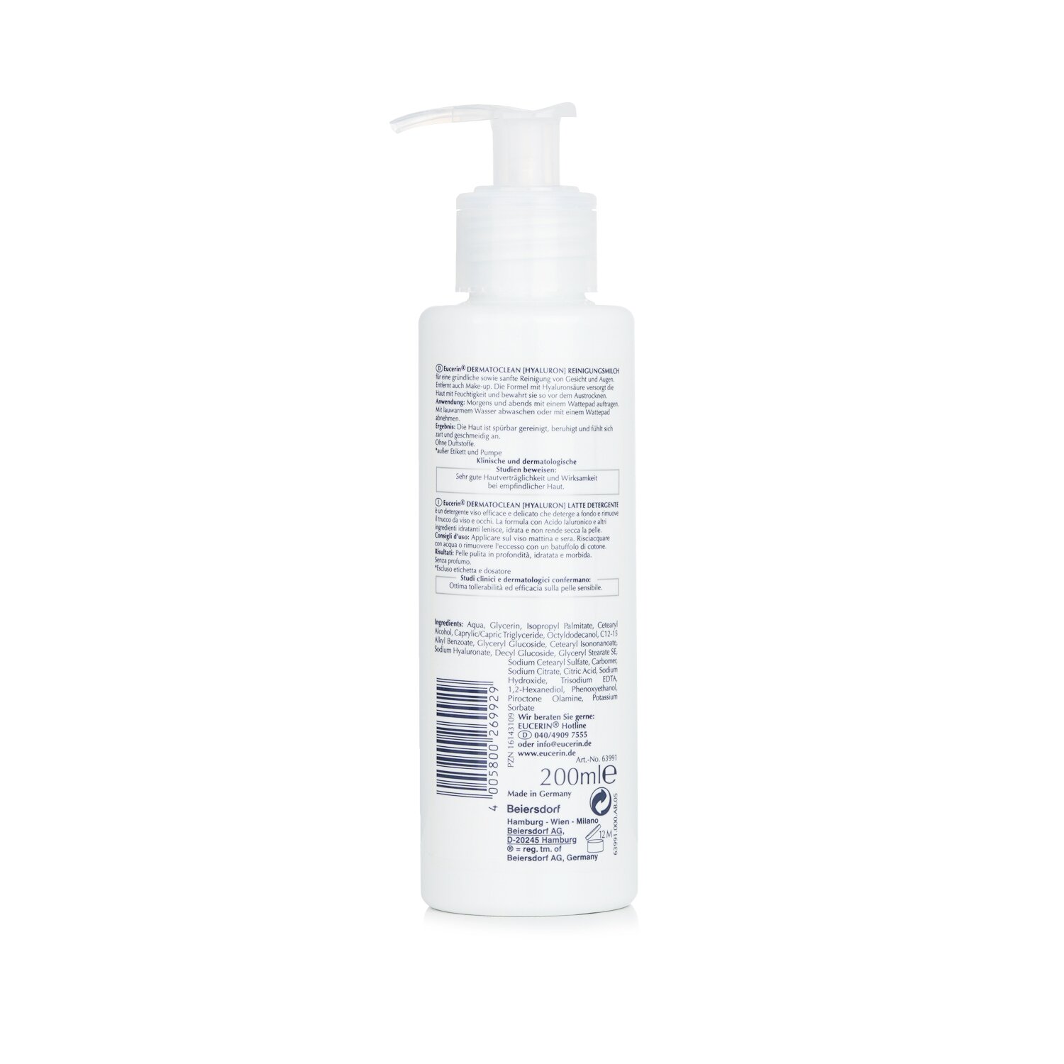 Eucerin DermatoClean Detergente Latte 200ml