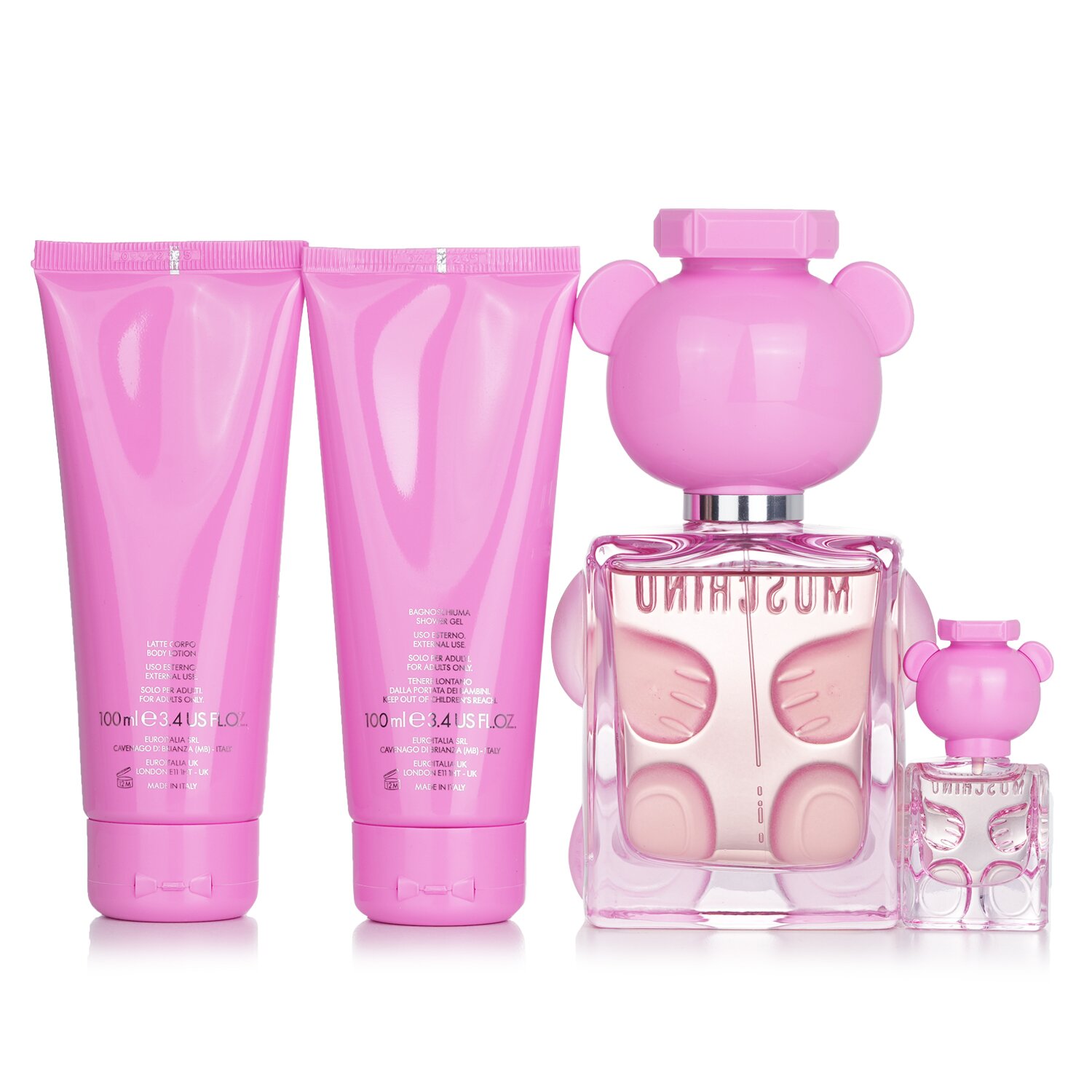 Moschino Toy 2 Bubble Gum Coffret: 4pcs