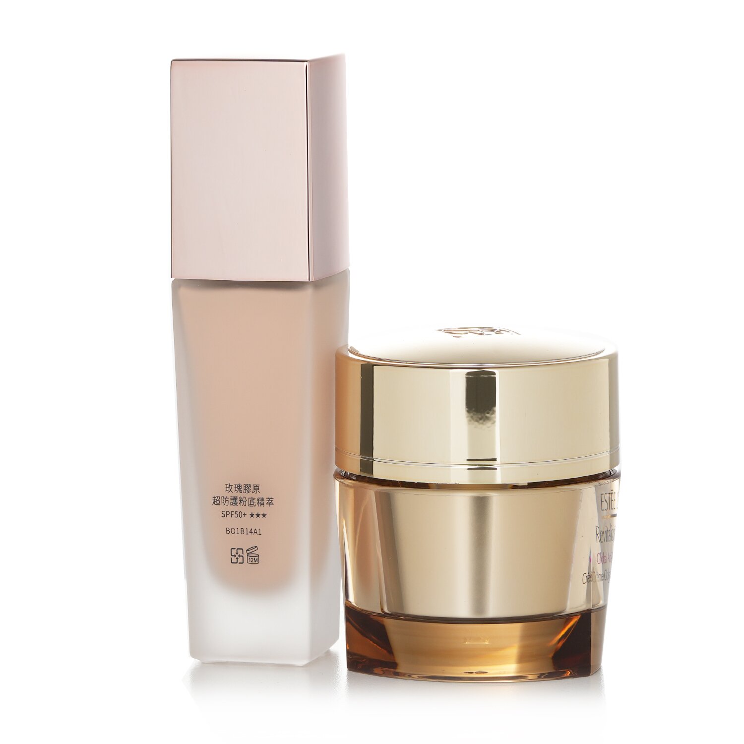 Estee Lauder Revitalizing Supreme + Global Anti-Aging Cell Power Creme 50ml (Free: Natural Beauty BIO UP Rose Collagen Foundation SPF50 35ml) 2pcs