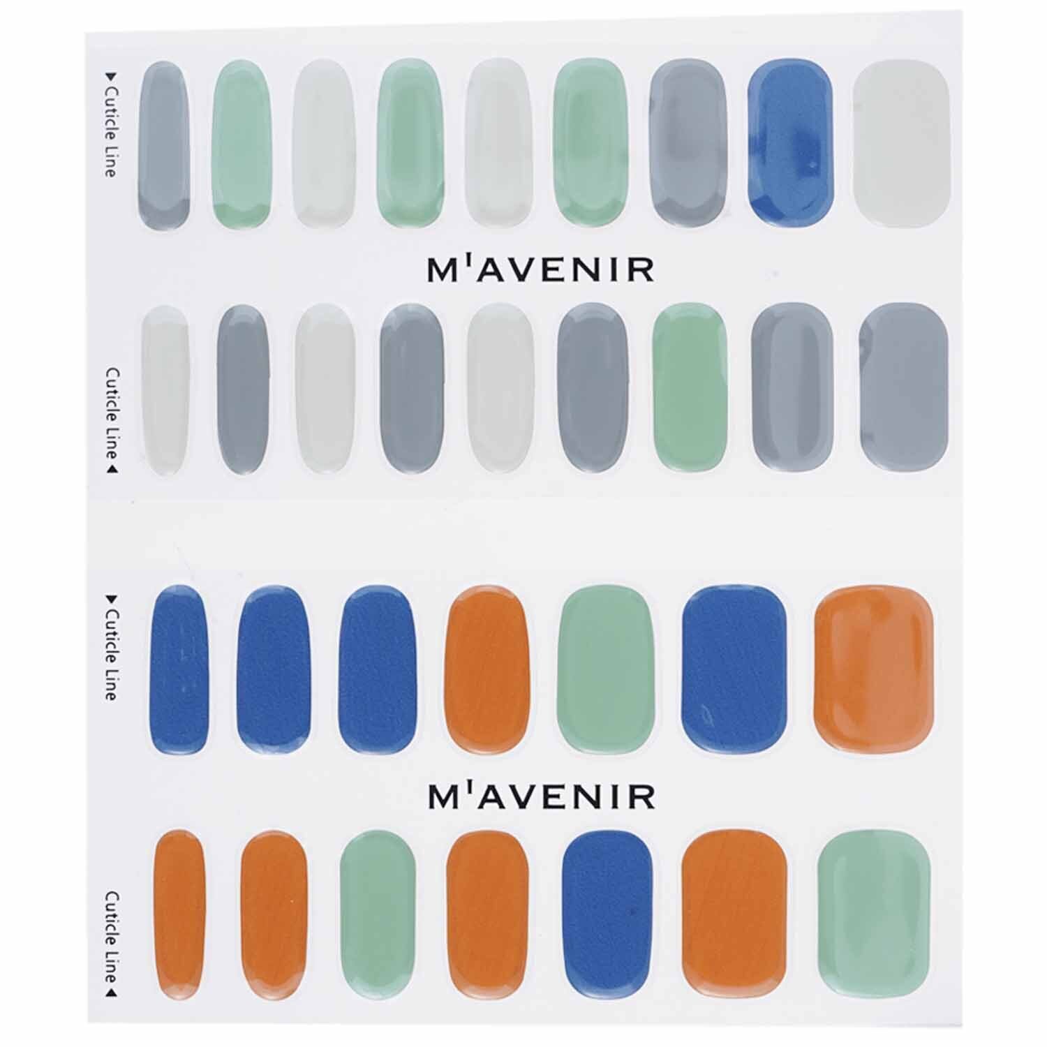 Mavenir Nail Sticker (Assorted Colour) 32pcs