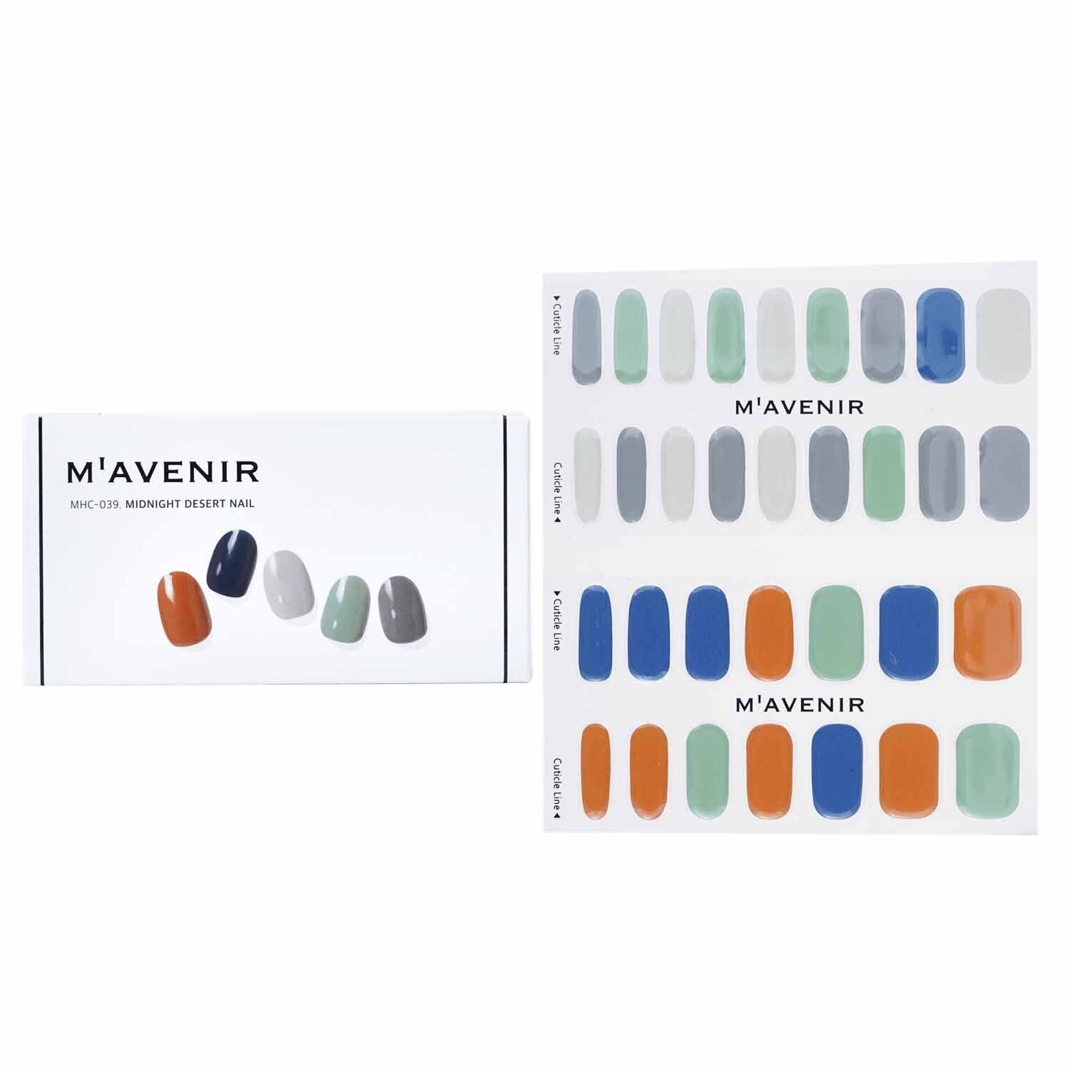 Mavenir Nail Sticker (Assorted Colour) 32pcs